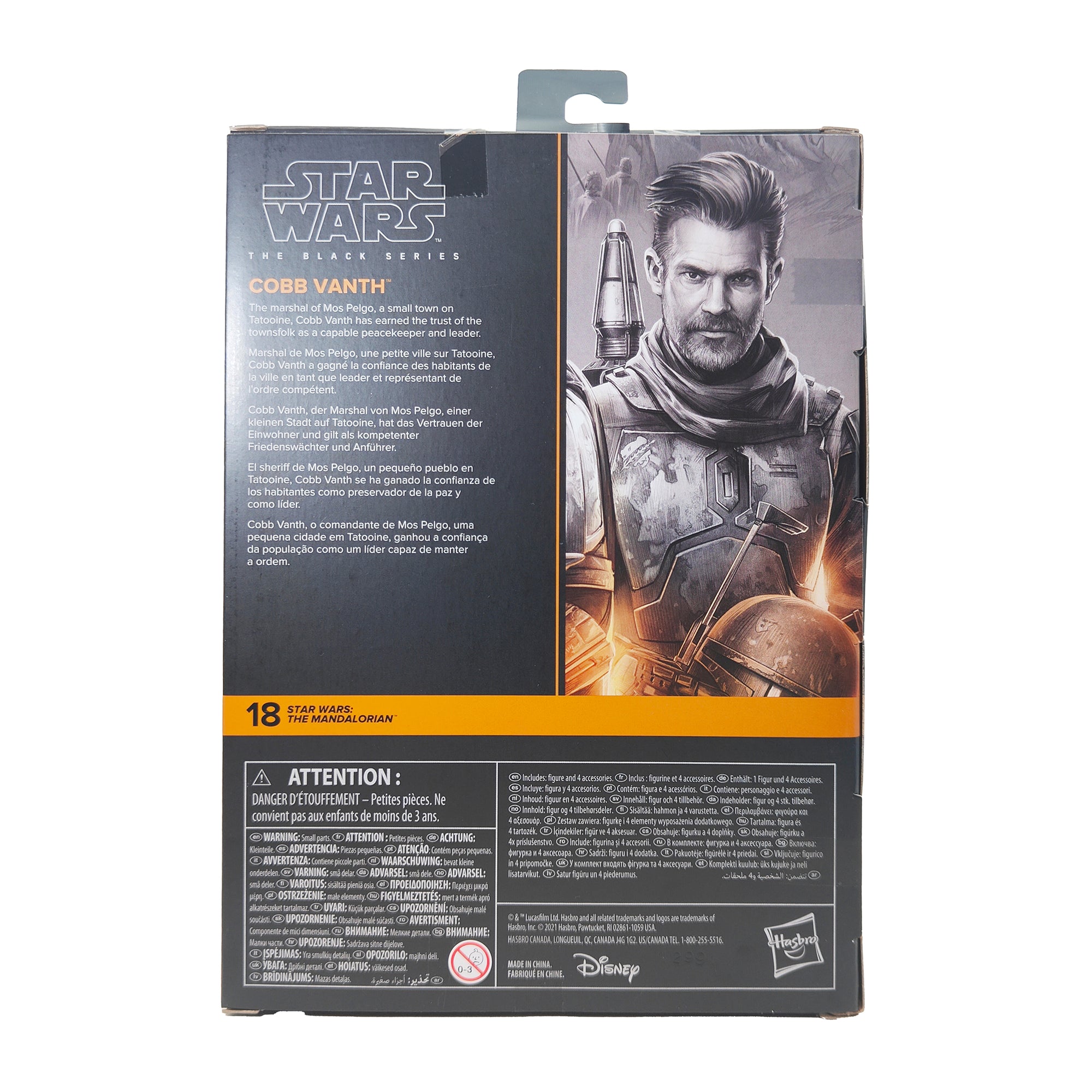 Star Wars The Mandalorian Black Series Cobb Vanth Deluxe Hasbro Action Figure 2021 15cm