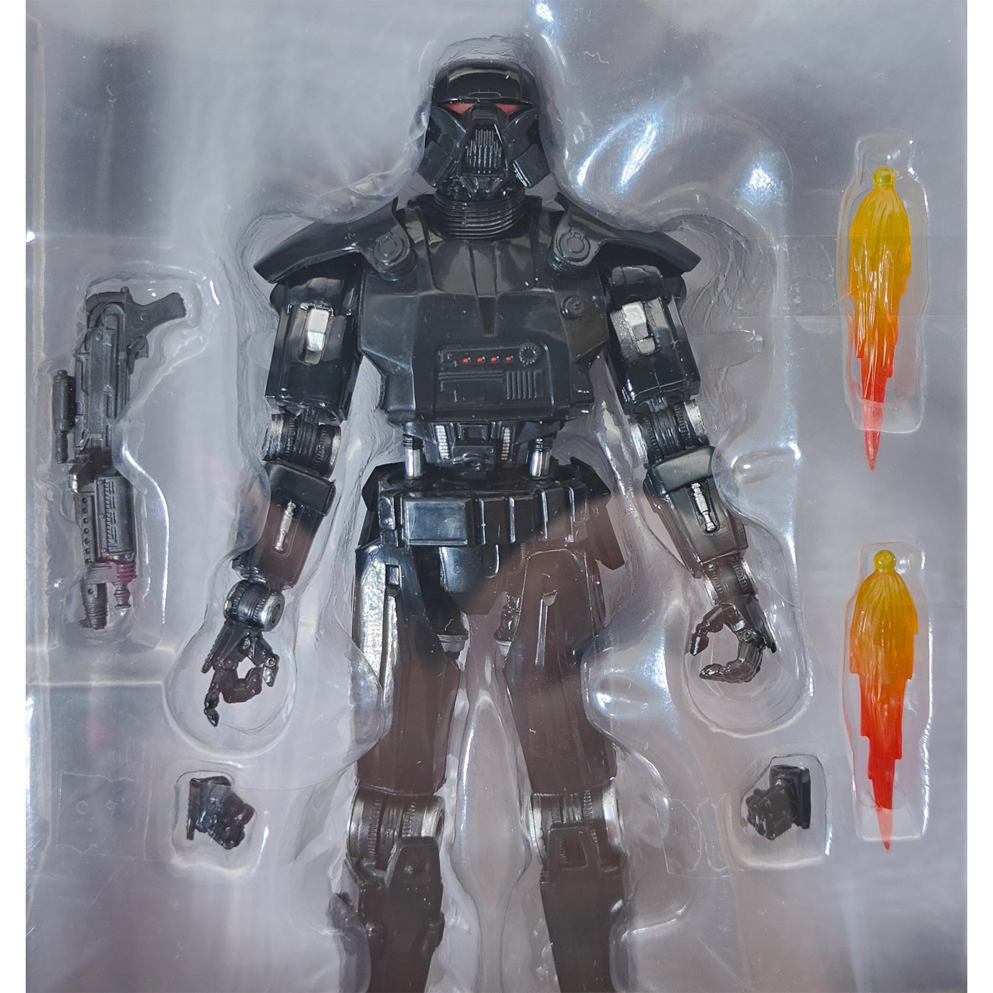 Star Wars The Mandalorian Black Series Dark Trooper Hasbro Action Figure 2023 15cm – Star Wars, Hasbro, 15 cm, 2023, pre-owned collector piece, Uncanny Collectibles Dublin Ireland