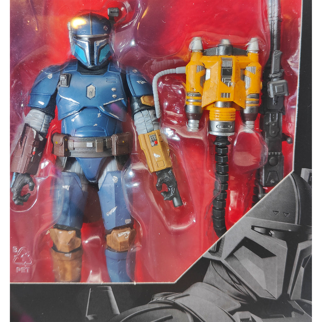 Star Wars The Mandalorian Black Series Heavy Infantry Mandalorian Deluxe Hasbro Action Figure 2019 15cm – Star Wars, Hasbro, 15 cm, 2019, pre-owned collector piece, Uncanny Collectibles Dublin Ireland