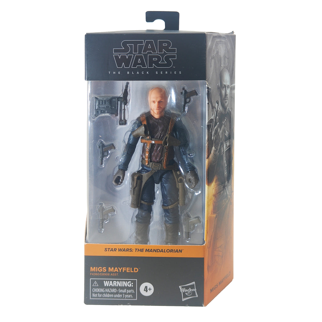 Star Wars The Mandalorian Black Series Migs Mayfield Hasbro Action Figure 2023 15cm – Star Wars, Hasbro, 15 cm, 2023, pre-owned collector piece, Uncanny Collectibles Dublin Ireland