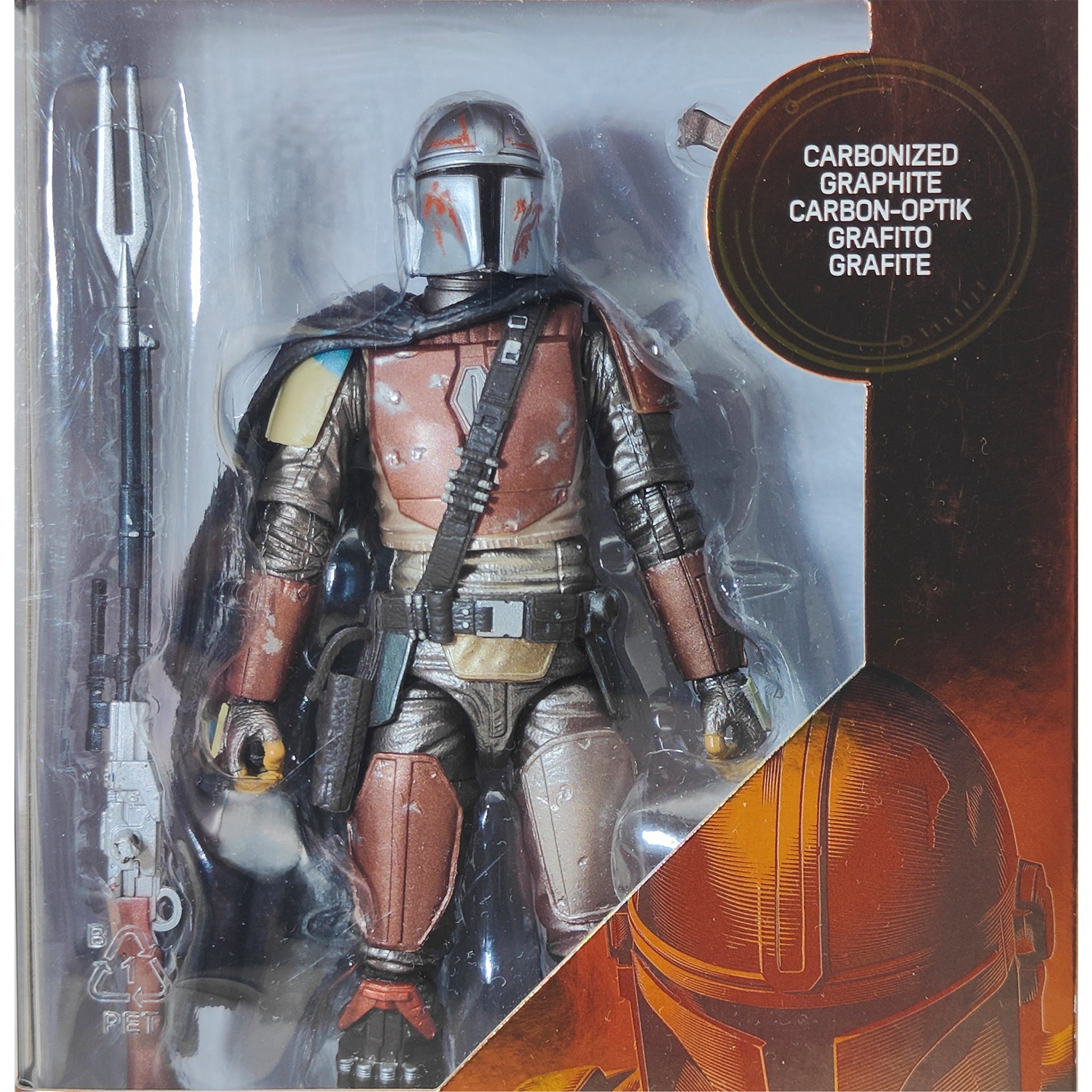 Star Wars The Mandalorian Carbonized Black Series Hasbro Action Figure 2019