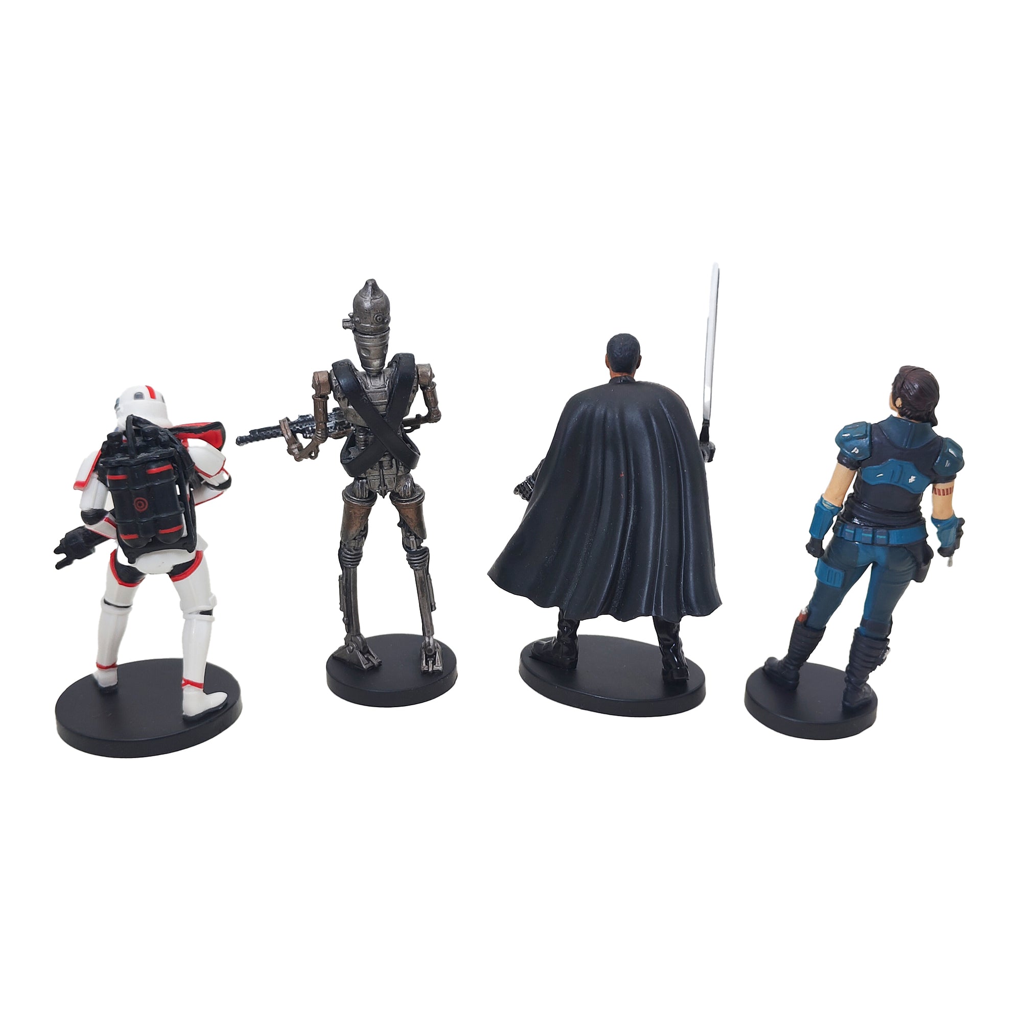 Star Wars The Mandalorian Deluxe 9 Piece Figurine Playset Disney Store 2020 9.5cm