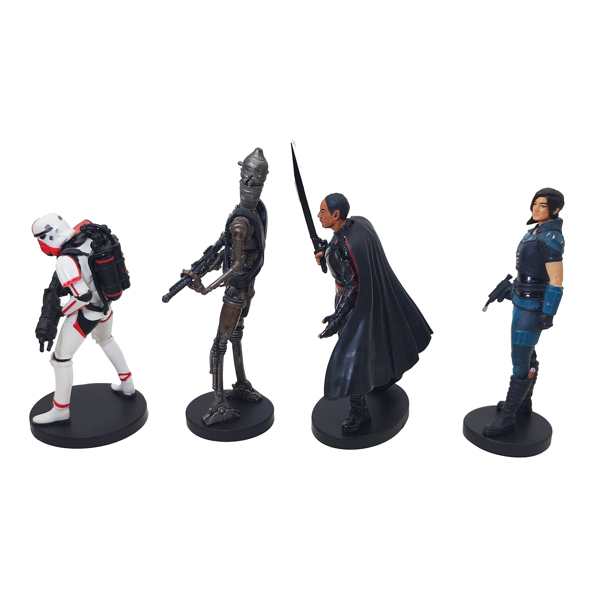 Star Wars The Mandalorian Deluxe 9 Piece Figurine Playset Disney Store 2020 9.5cm