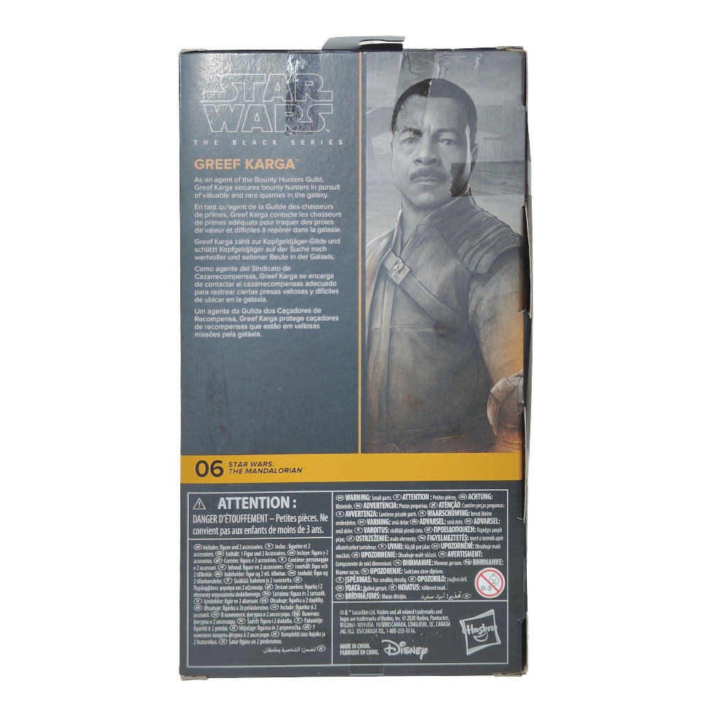 Star Wars The Mandalorian The Black Series Greef Karga Hasbro Action Figure 2021 15cm – Star Wars, Hasbro, 15 cm, 2021, pre-owned collector piece, Uncanny Collectibles Dublin Ireland