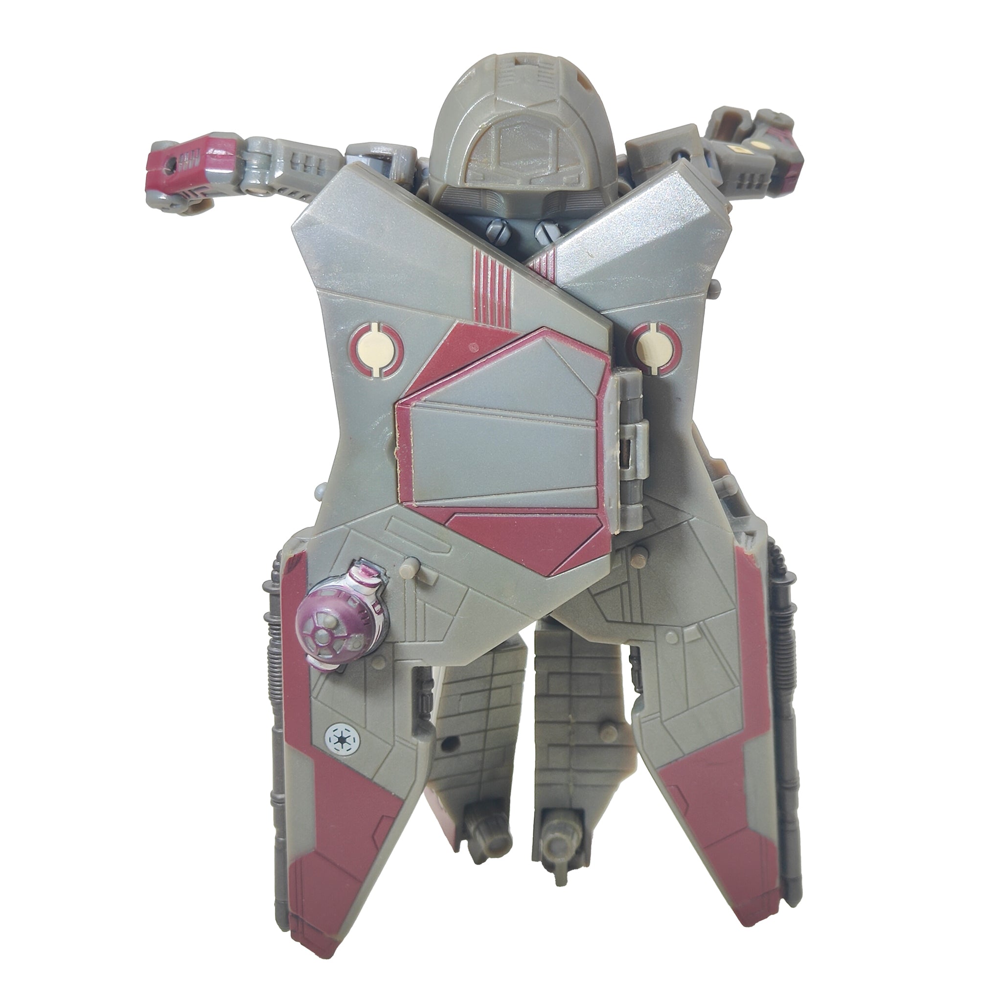 Star Wars Transformers Crossover Obi-Wan Kenobi Jedi Starfighter Action Figure Hasbro 2005 – Transformers, Hasbro, 16 cm, 2005, pre-owned collector piece, Uncanny Collectibles Dublin Ireland