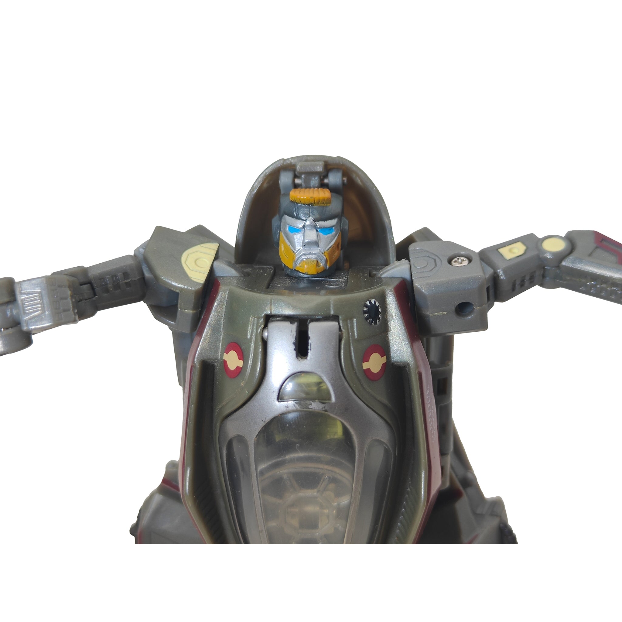 Star Wars Transformers Crossover Obi-Wan Kenobi Jedi Starfighter Action Figure Hasbro 2005 – Transformers, Hasbro, 16 cm, 2005, pre-owned collector piece, Uncanny Collectibles Dublin Ireland