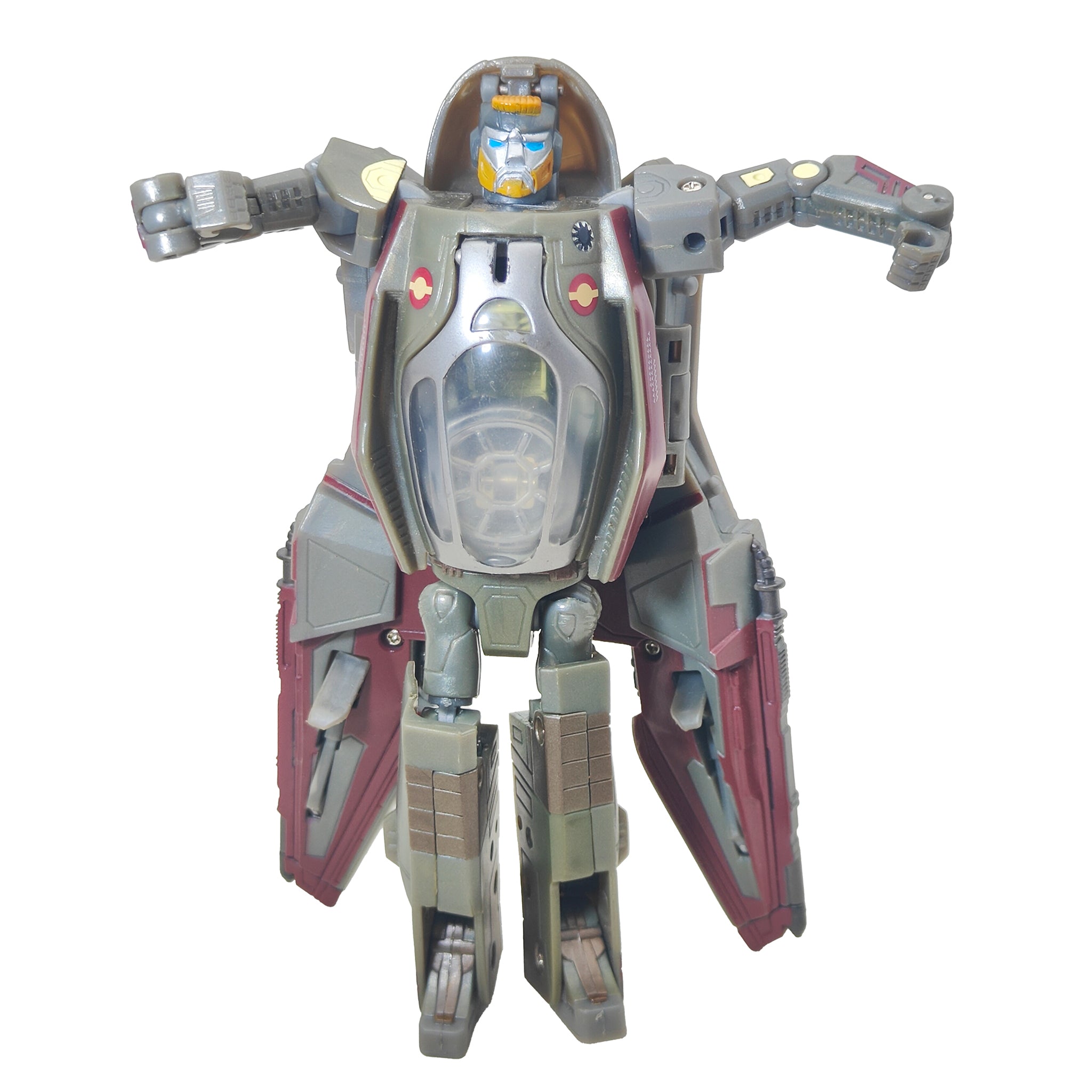 Star Wars Transformers Crossover Obi-Wan Kenobi Jedi Starfighter Action Figure Hasbro 2005 – Transformers, Hasbro, 16 cm, 2005, pre-owned collector piece, Uncanny Collectibles Dublin Ireland