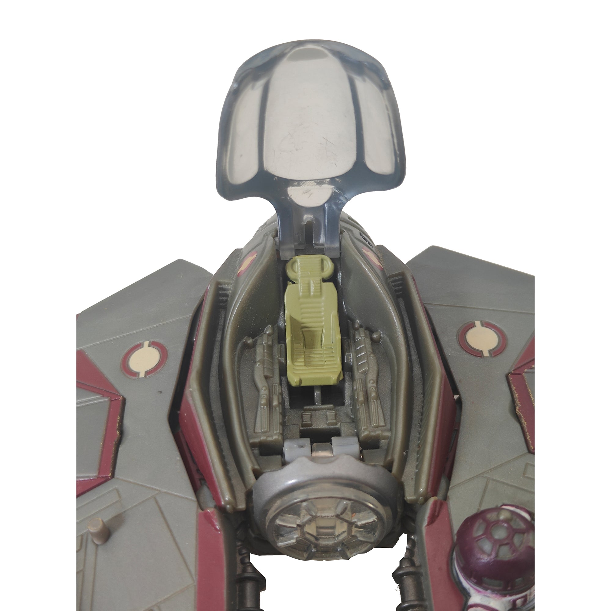 Star Wars Transformers Crossover Obi-Wan Kenobi Jedi Starfighter Action Figure Hasbro 2005