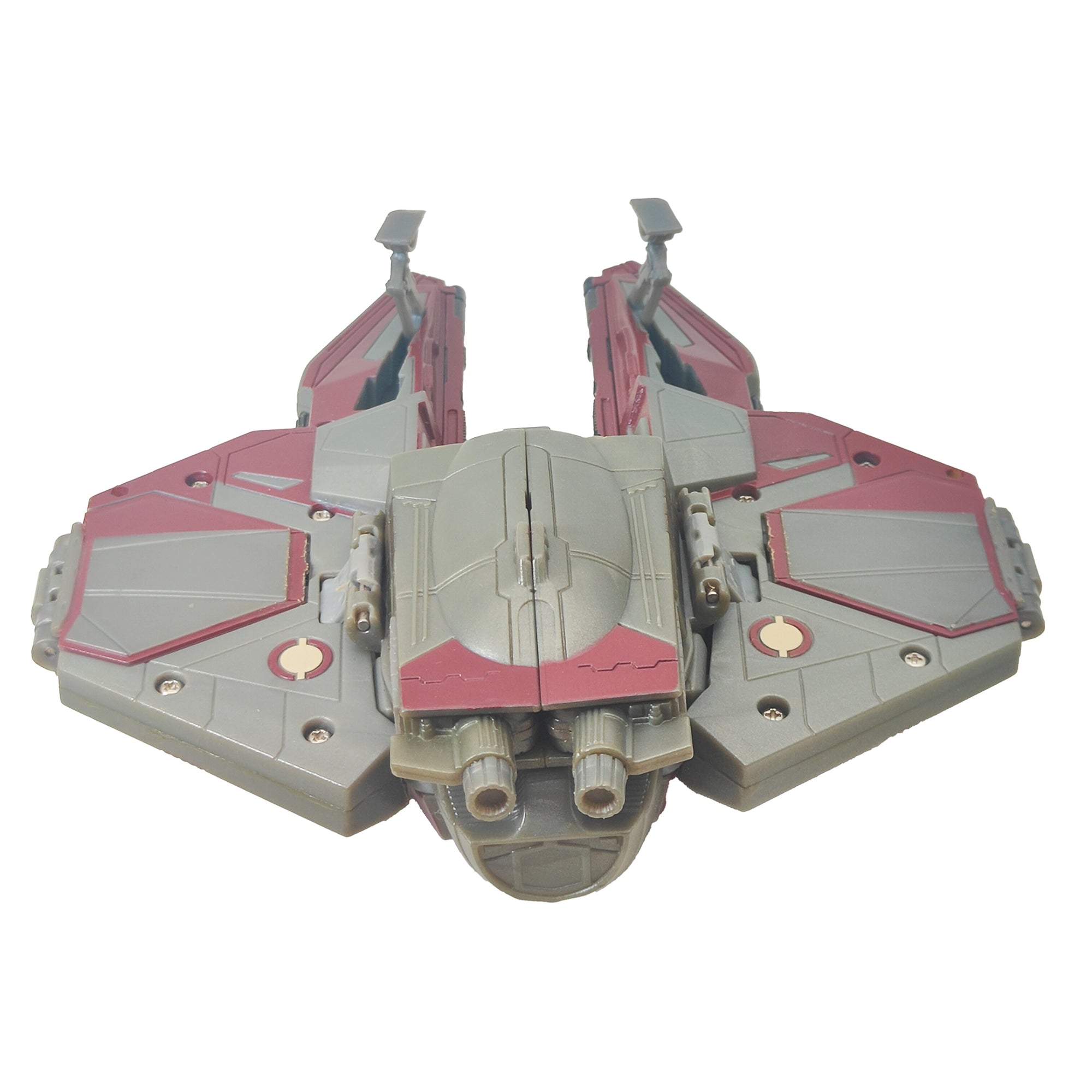 Star Wars Transformers Crossover Obi-Wan Kenobi Jedi Starfighter Action Figure Hasbro 2005