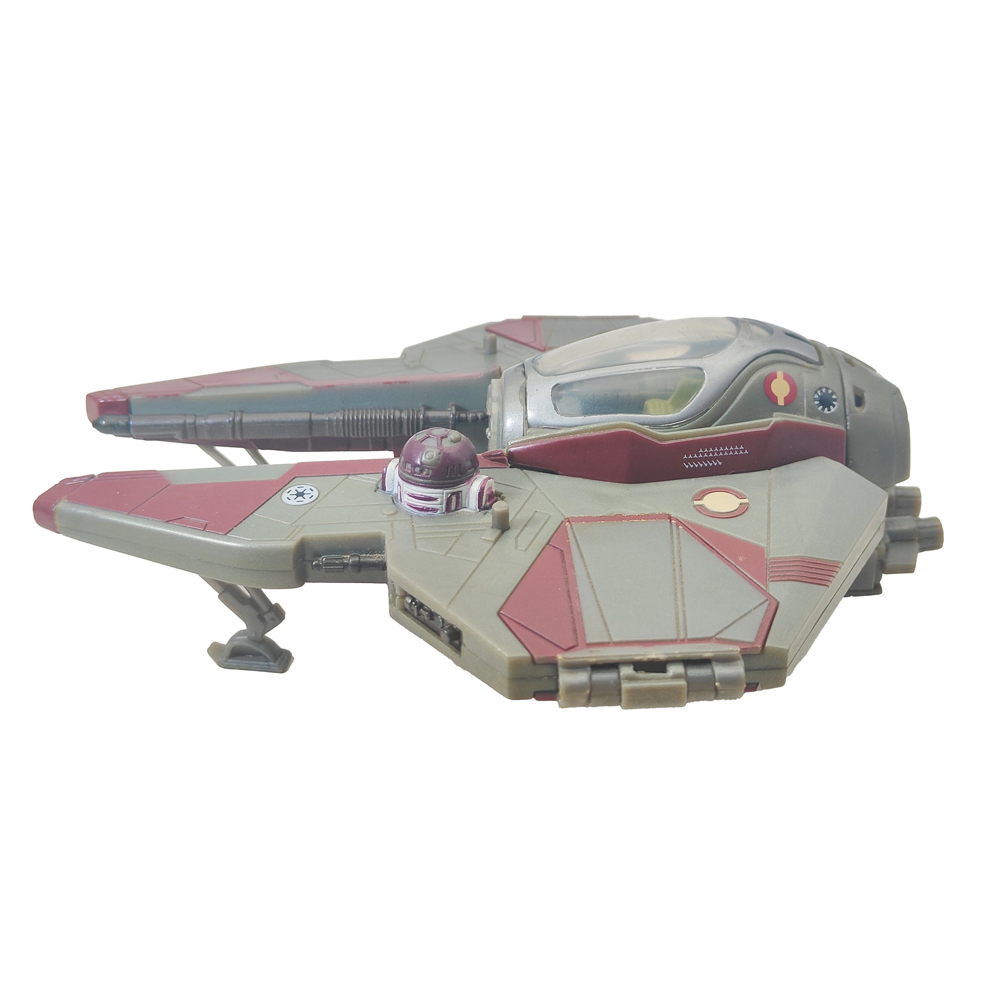 Star Wars Transformers Crossover Obi-Wan Kenobi Jedi Starfighter Action Figure Hasbro 2005