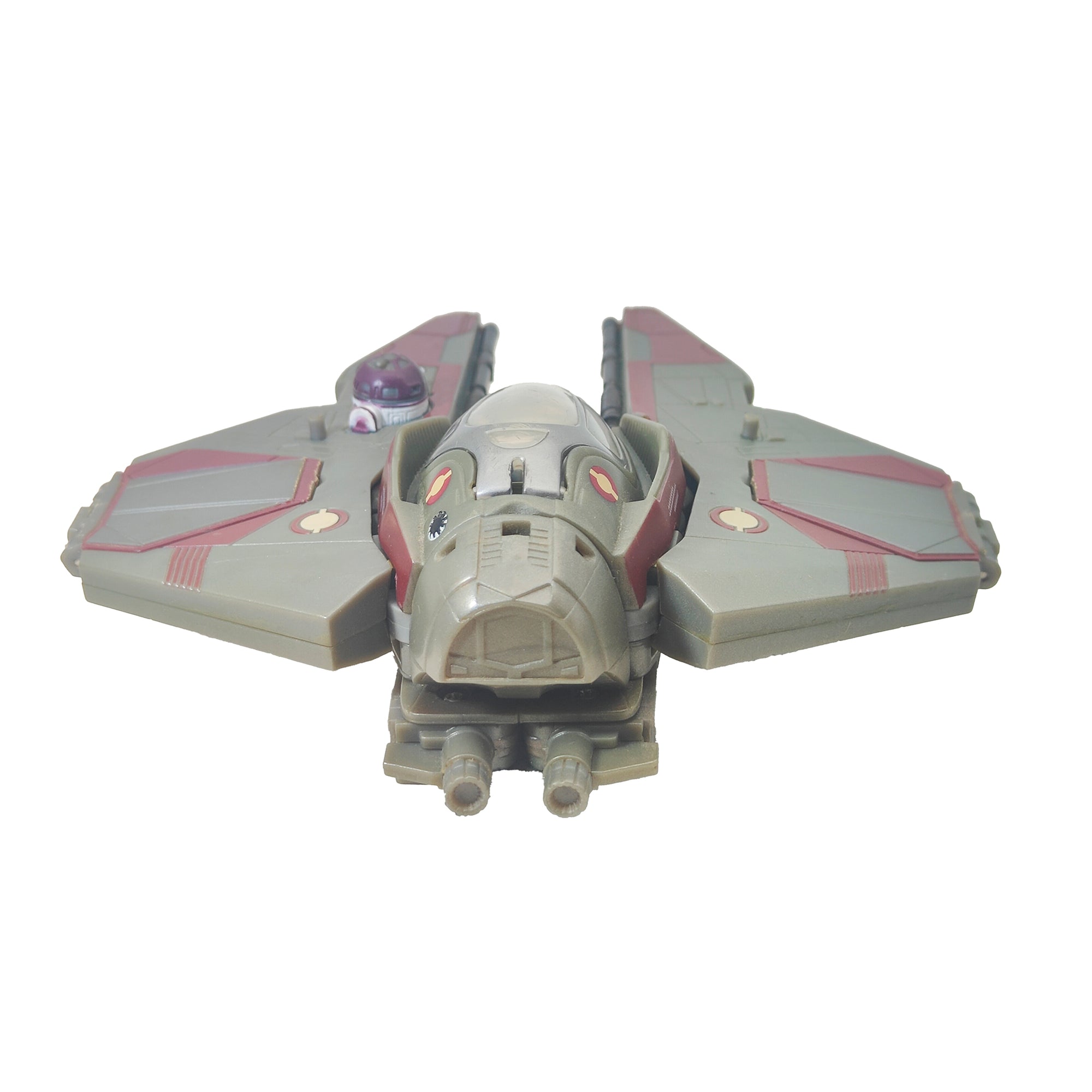 Star Wars Transformers Crossover Obi-Wan Kenobi Jedi Starfighter Action Figure Hasbro 2005