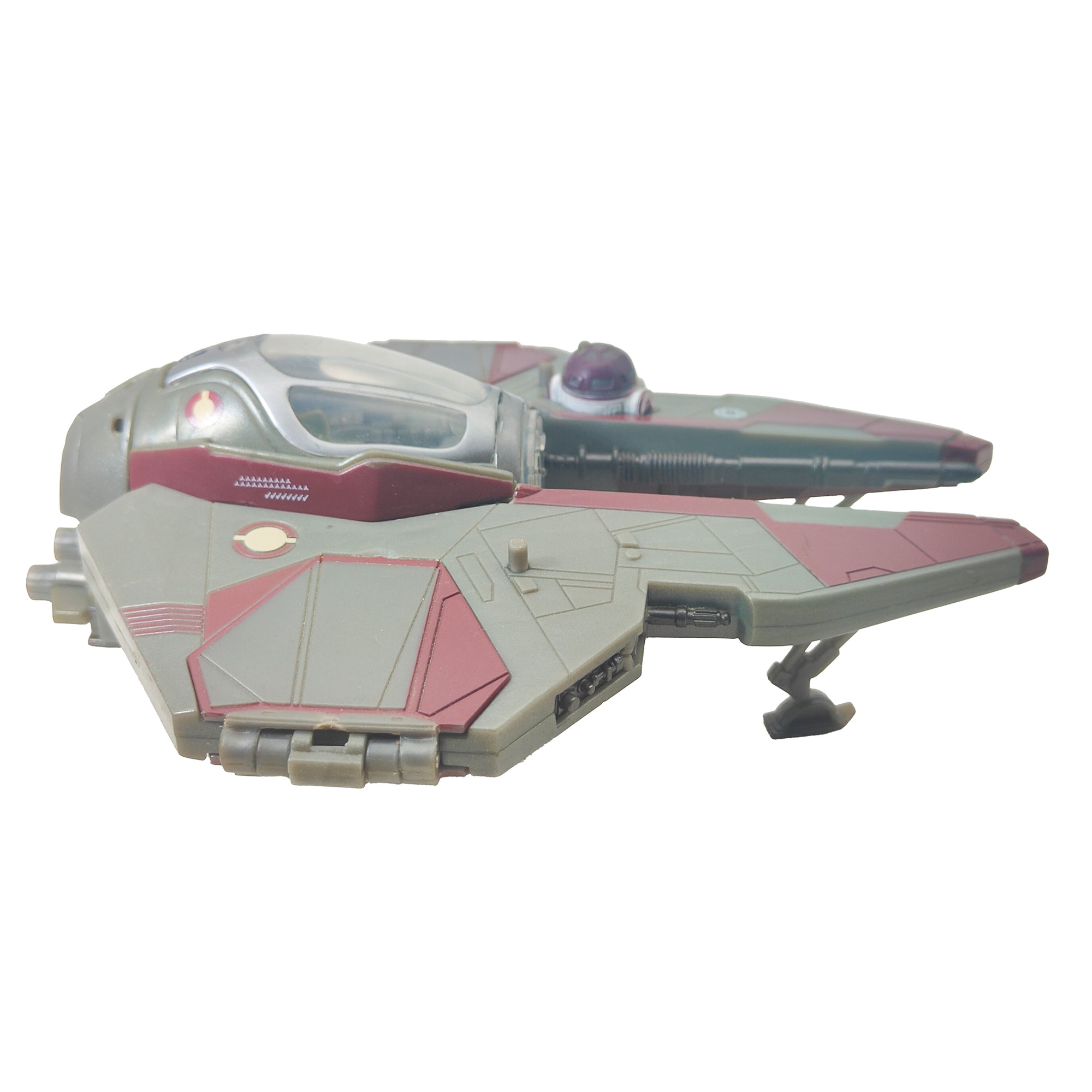 Star Wars Transformers Crossover Obi-Wan Kenobi Jedi Starfighter Action Figure Hasbro 2005