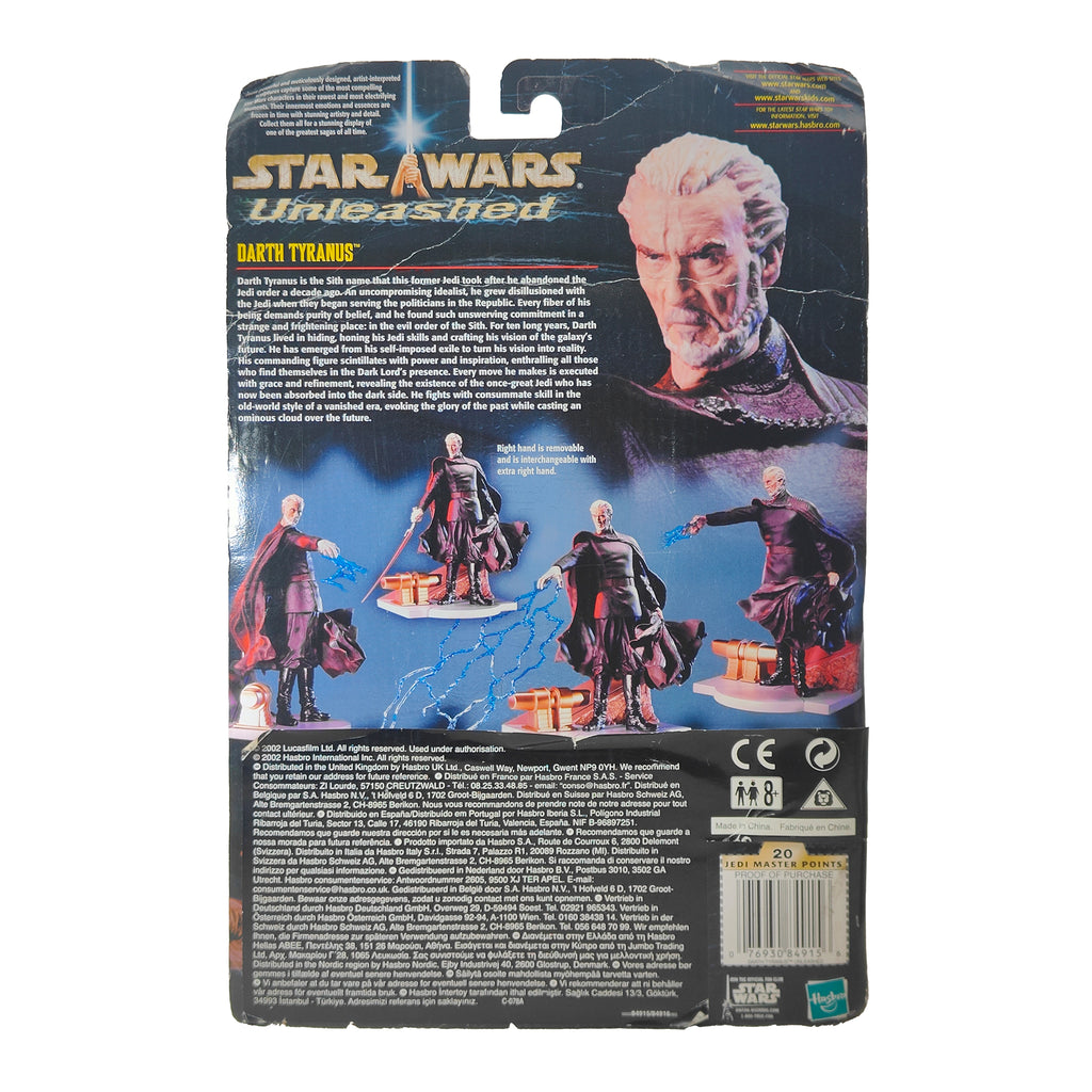 Star Wars Unleashed Darth Tyranus Count Dooku Episode II Hasbro Action Figure – Star Wars, Hasbro, 18 cm, pre-owned collector piece, Uncanny Collectibles Dublin Ireland