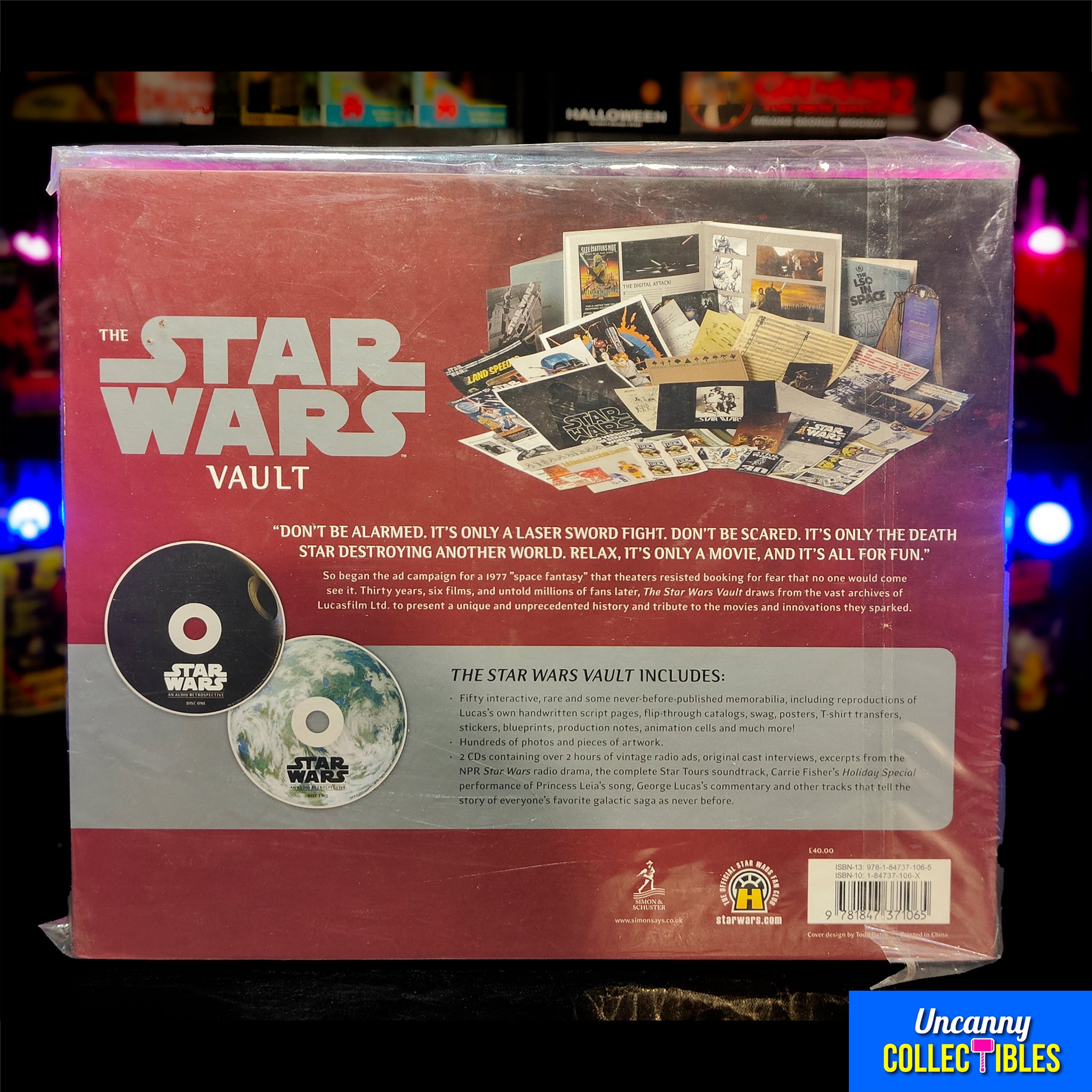 Star Wars Vault Book 30 Years Treasures Lucasfilm Archives 2 Audio CDs Sealed