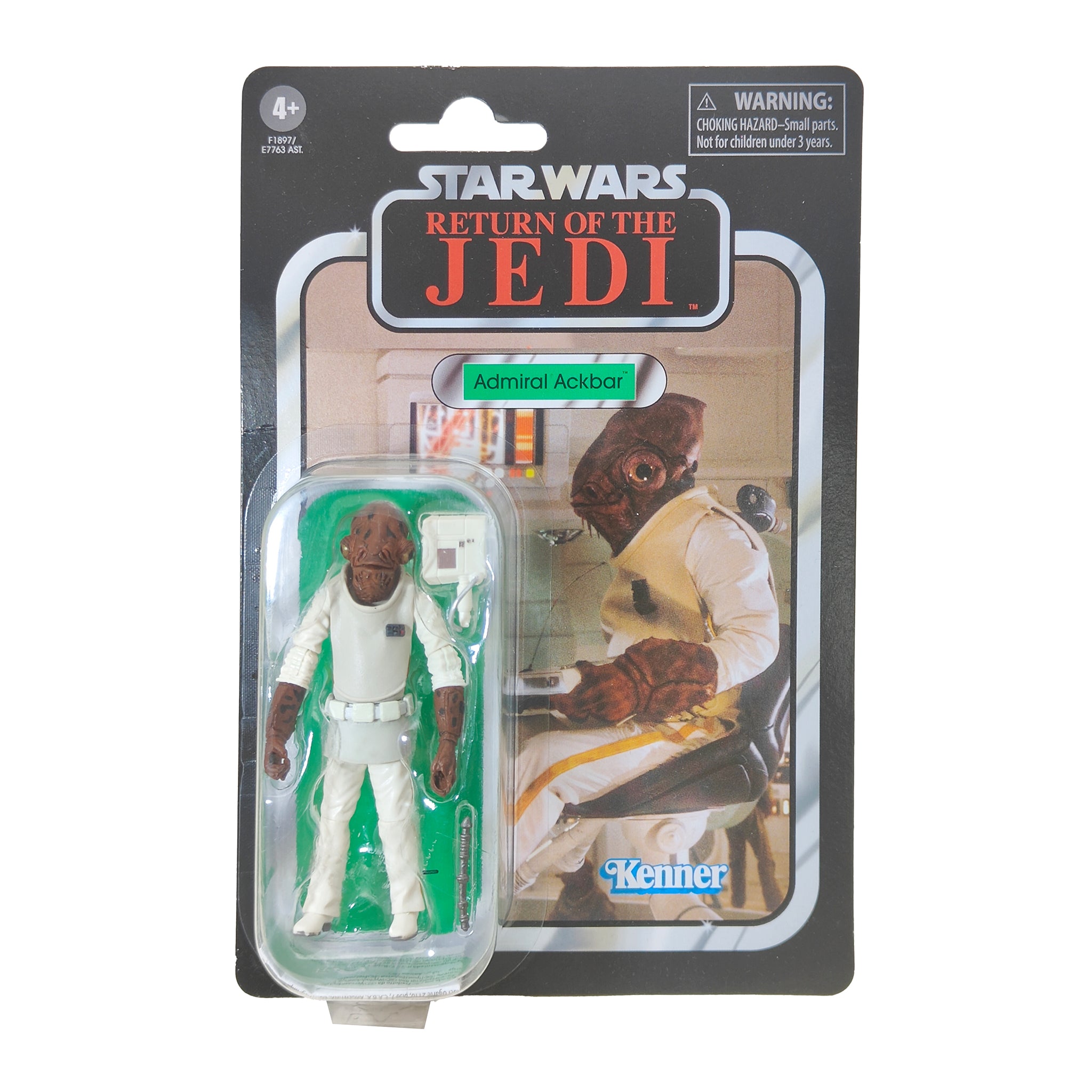 Star Wars Vintage Collection Admiral Ackbar Hasbro Action Figure 2021 9.5cm – Star Wars, Hasbro, 9.5 cm, 2021, pre-owned collector piece, Uncanny Collectibles Dublin Ireland