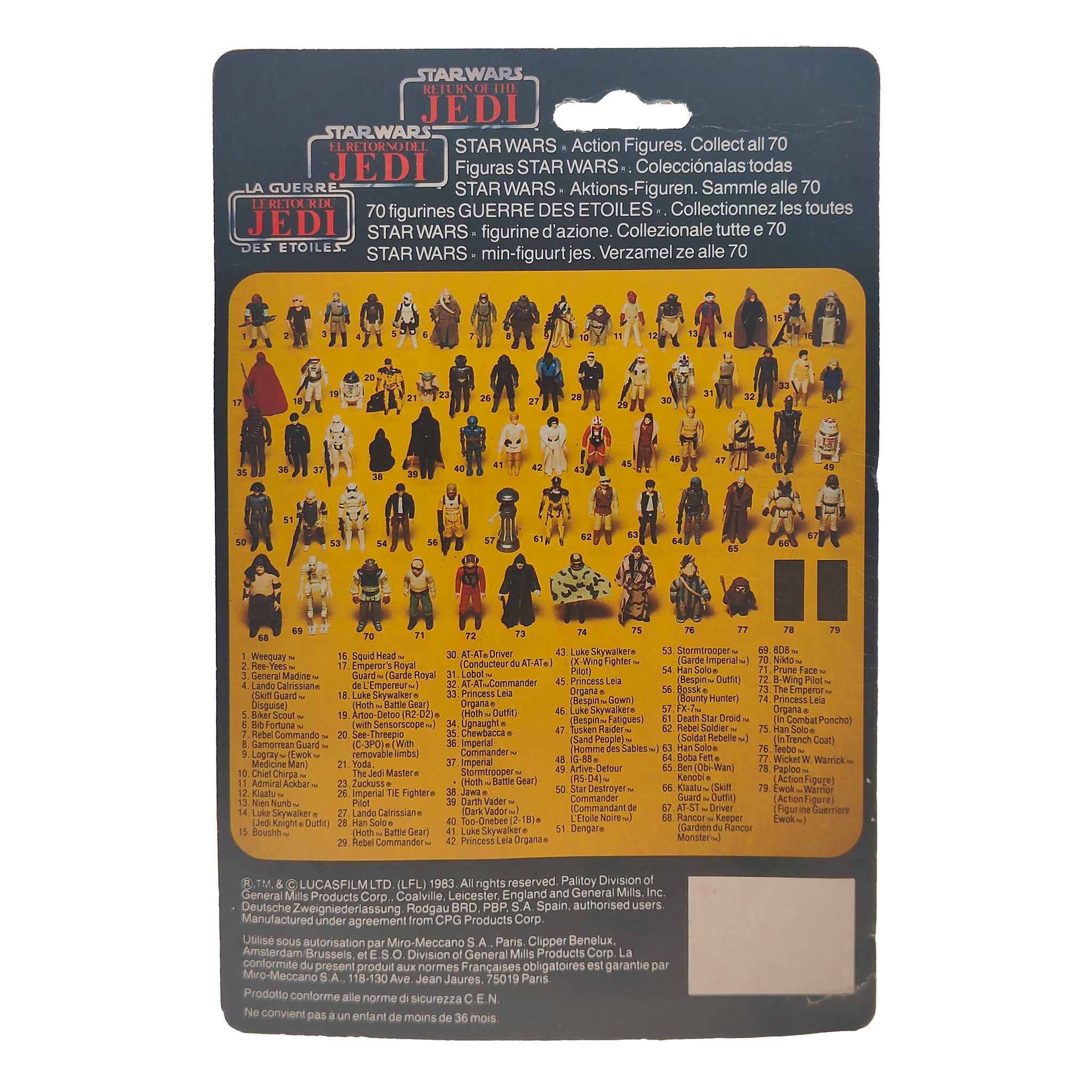 Star Wars Vintage EV-9D9 Droid Figure Last 17 Tri-Logo Complete 1985 – Star Wars, Palitoy, 9.5 cm, 1985, pre-owned collector piece, Uncanny Collectibles Dublin Ireland