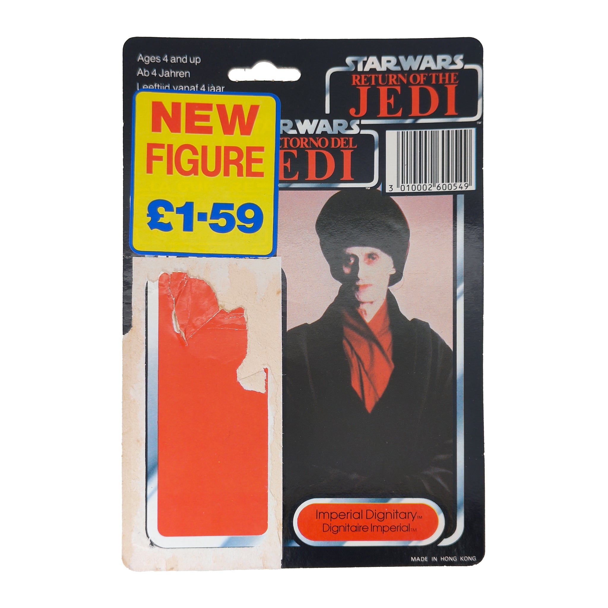 Star Wars Vintage Imperial Dignitary Last 17 Figure Tri-Logo Complete 1985 – Star Wars, Palitoy, 9.5 cm, 1985, pre-owned collector piece, Uncanny Collectibles Dublin Ireland