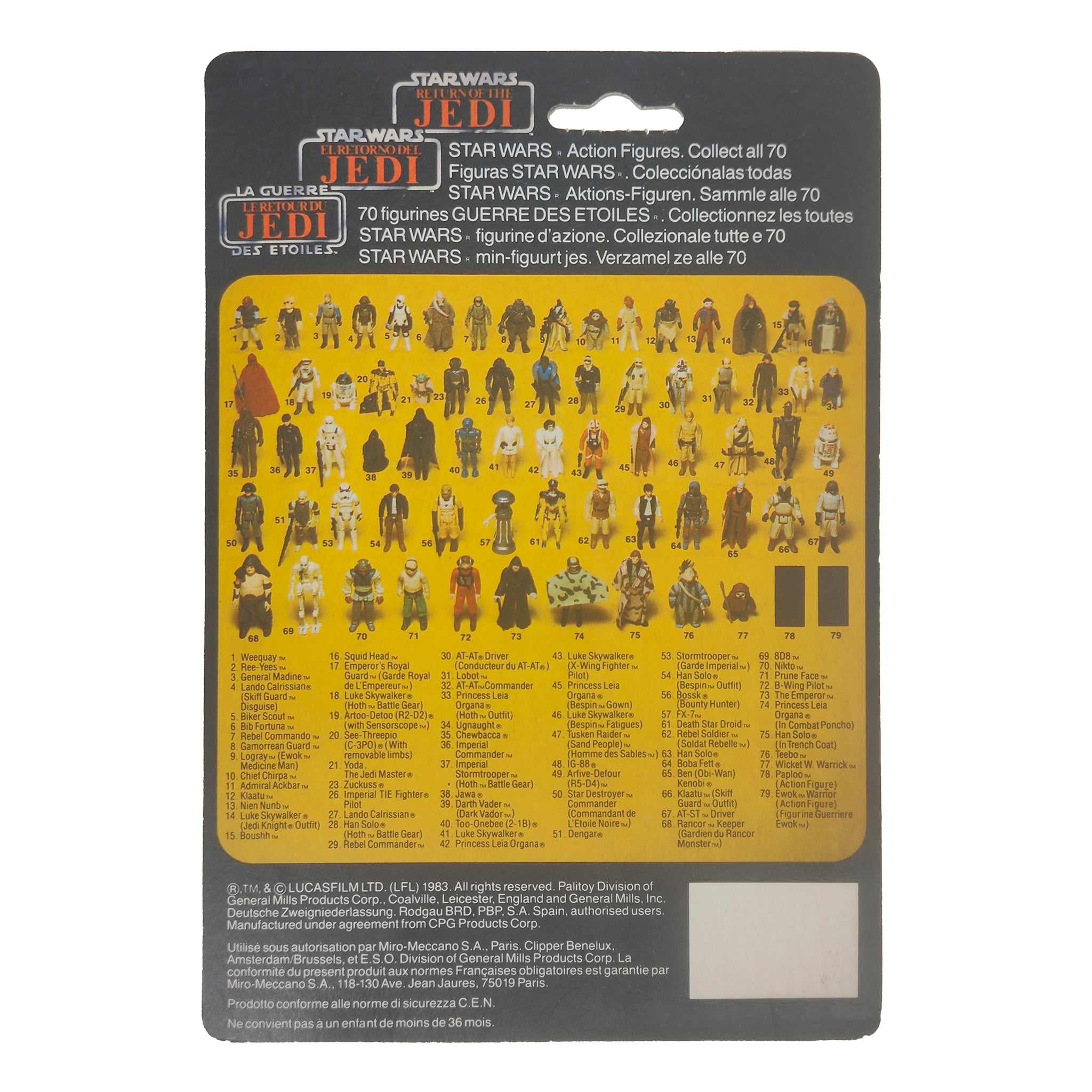 Star Wars Vintage Imperial Gunner Last 17 Action Figure Tri-Logo Complete 1985 – Star Wars, Palitoy, 9.5 cm, 1985, pre-owned collector piece, Uncanny Collectibles Dublin Ireland