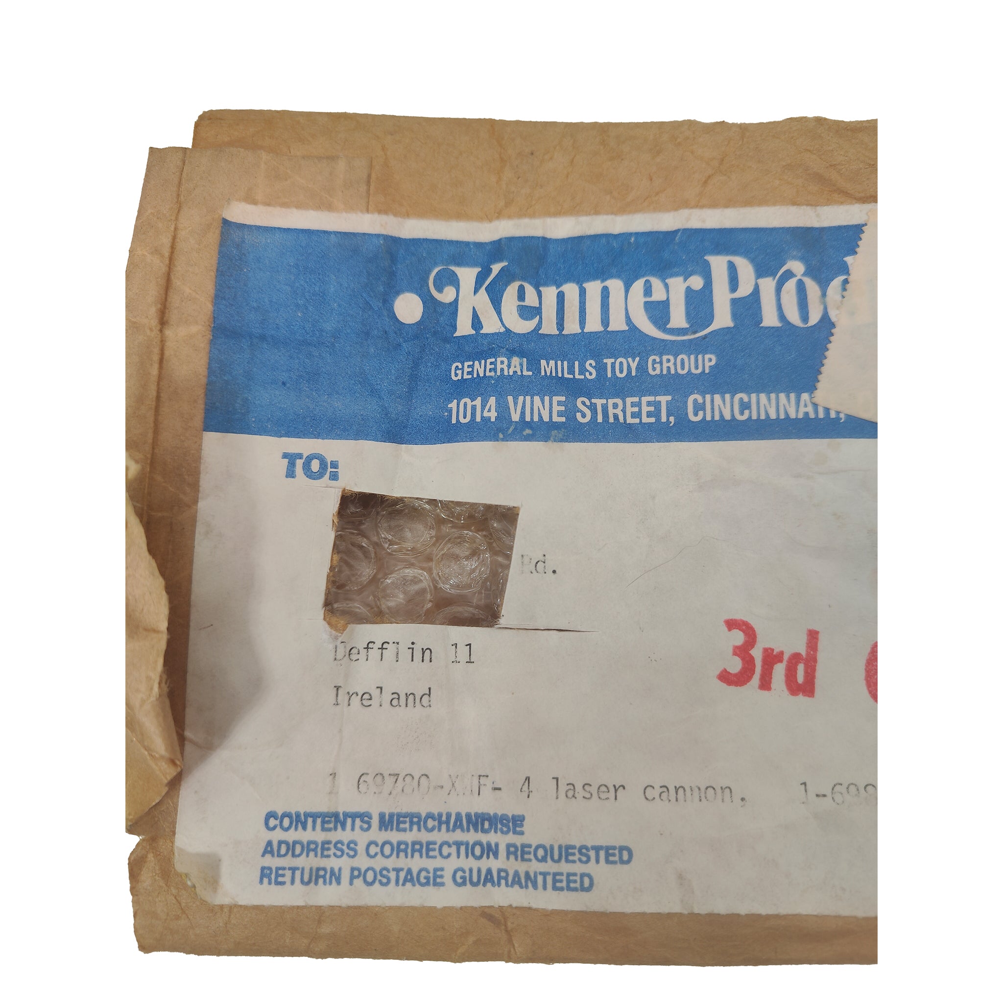 Star Wars Vintage Kenner X-Wing Replacement Laser Cannons x3 Kenner 1985