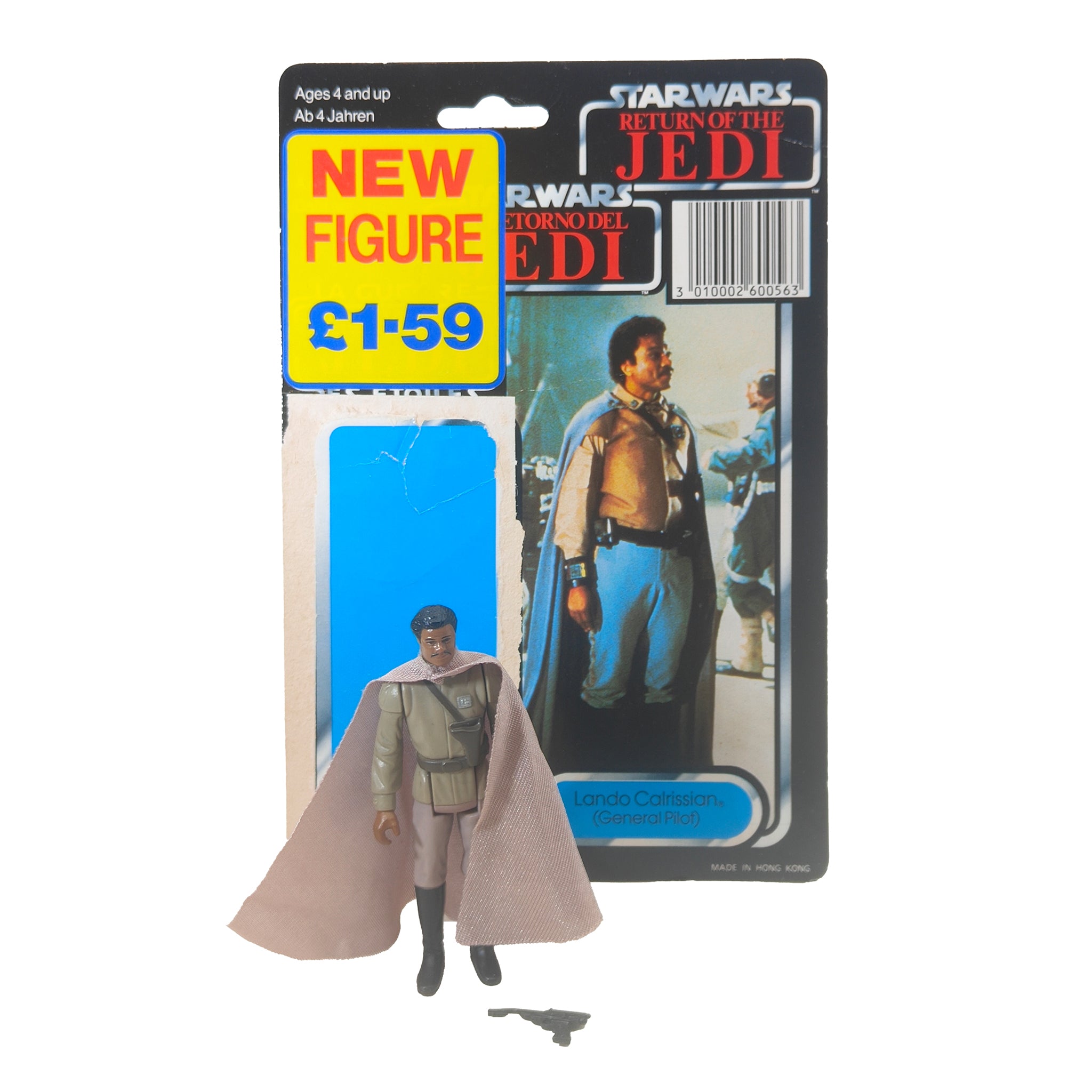 Star Wars Vintage Lando Calrissian General Pilot Last 17 Figure