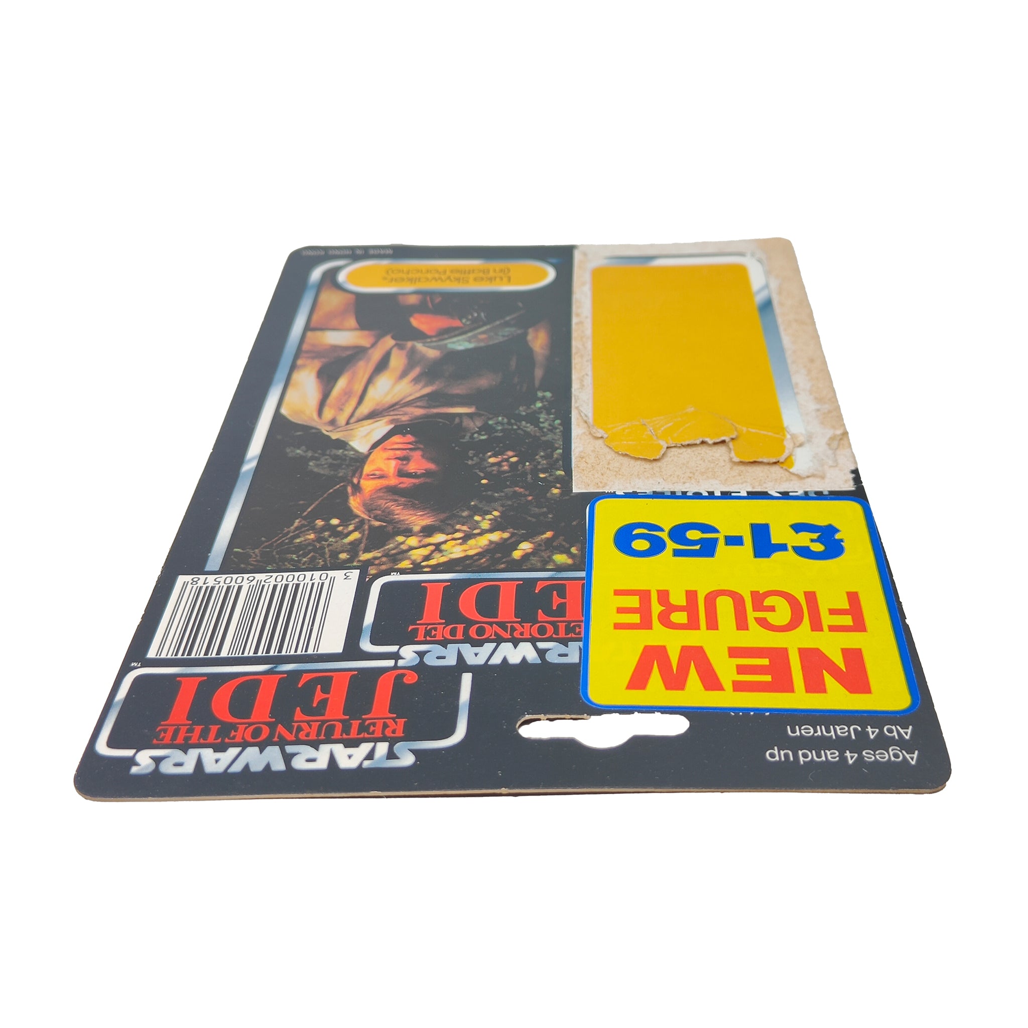 Star Wars Vintage Luke Skywalker Battle Poncho Last 17 Figure Tri-Logo Complete 1985 – Star Wars, Palitoy, 9.5 cm, 1985, pre-owned collector piece, Uncanny Collectibles Dublin Ireland