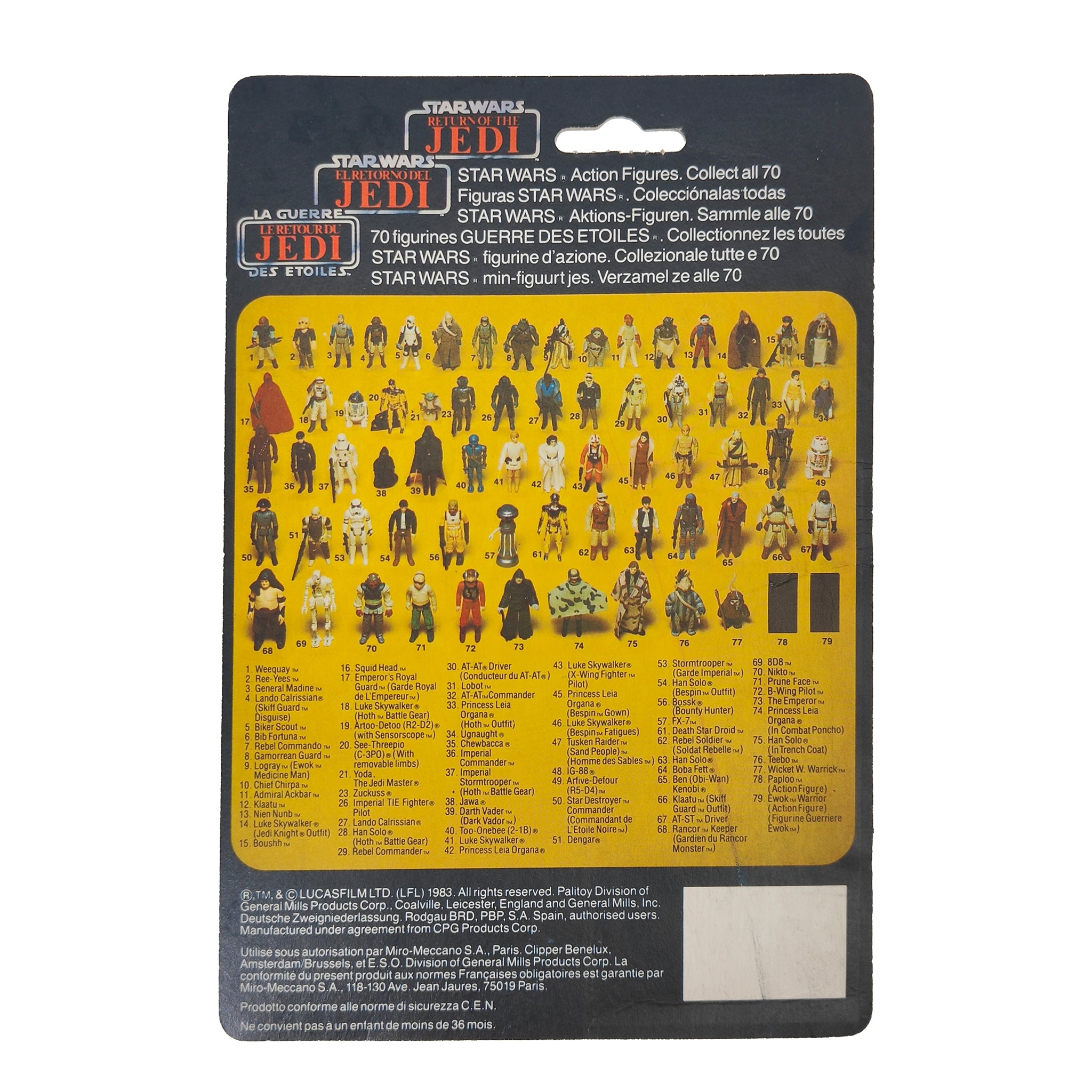 Star Wars Vintage Luke Skywalker Battle Poncho Last 17 Figure Tri-Logo Complete 1985 – Star Wars, Palitoy, 9.5 cm, 1985, pre-owned collector piece, Uncanny Collectibles Dublin Ireland