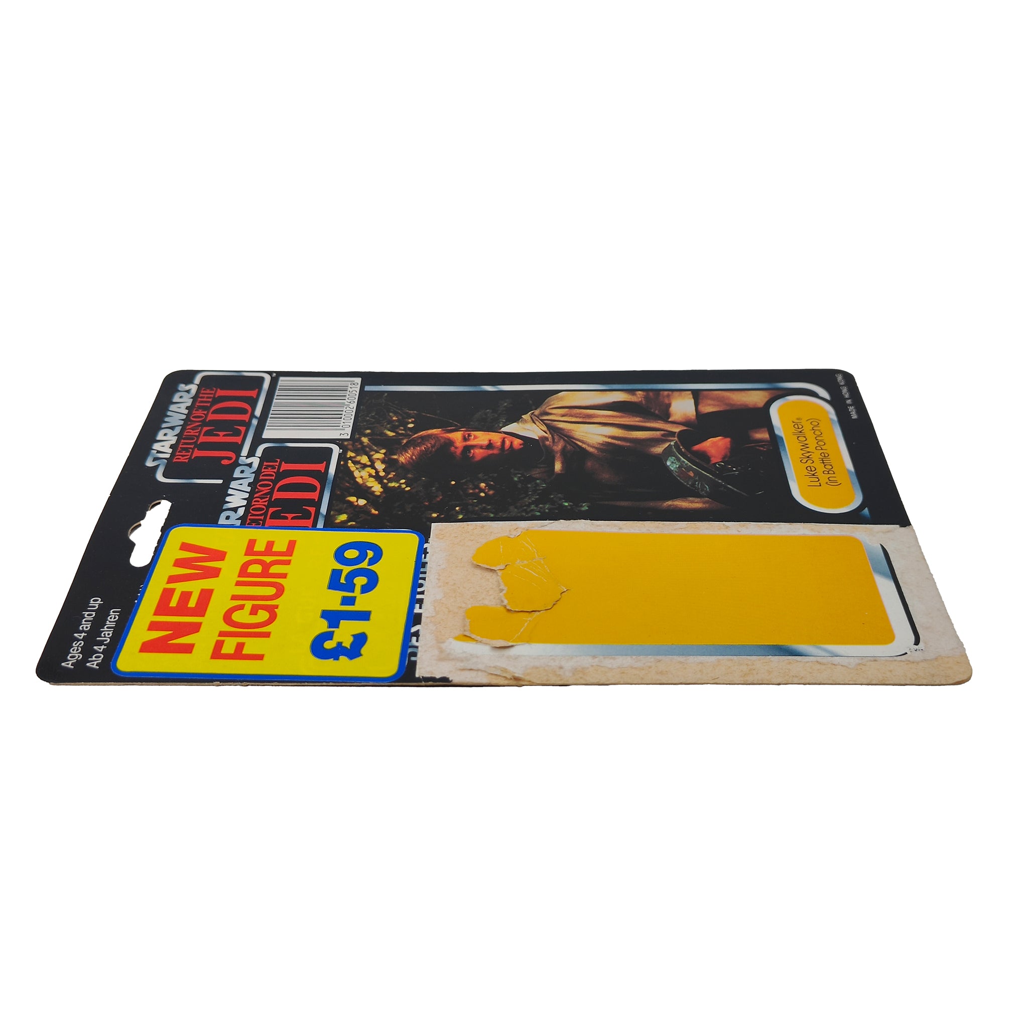 Star Wars Vintage Luke Skywalker Battle Poncho Last 17 Figure Tri-Logo Complete 1985 – Star Wars, Palitoy, 9.5 cm, 1985, pre-owned collector piece, Uncanny Collectibles Dublin Ireland