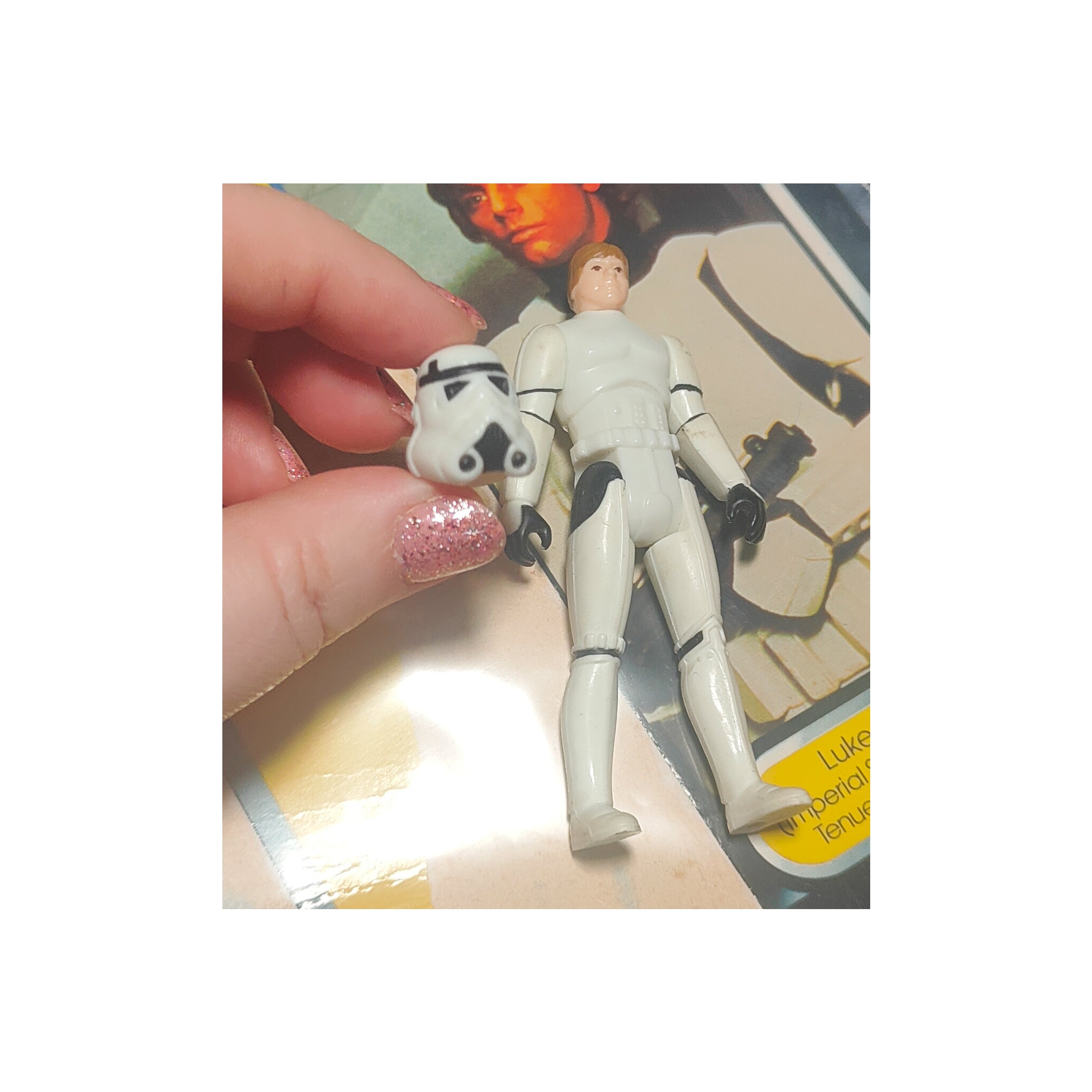 Star Wars Vintage Luke Skywalker Stormtrooper Disguise Last 17 Figure Tri-Logo Complete 1985 – Star Wars, Palitoy, 9.5 cm, 1985, pre-owned collector piece, Uncanny Collectibles Dublin Ireland