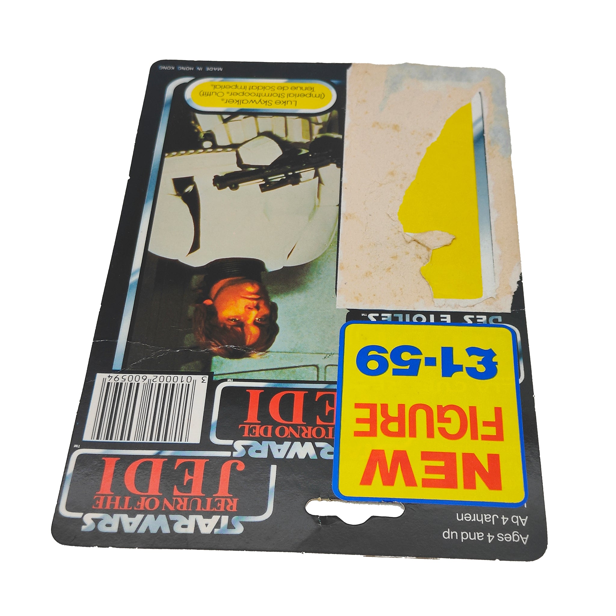 Star Wars Vintage Luke Skywalker Stormtrooper Disguise Last 17 Figure Tri-Logo Complete 1985 – Star Wars, Palitoy, 9.5 cm, 1985, pre-owned collector piece, Uncanny Collectibles Dublin Ireland