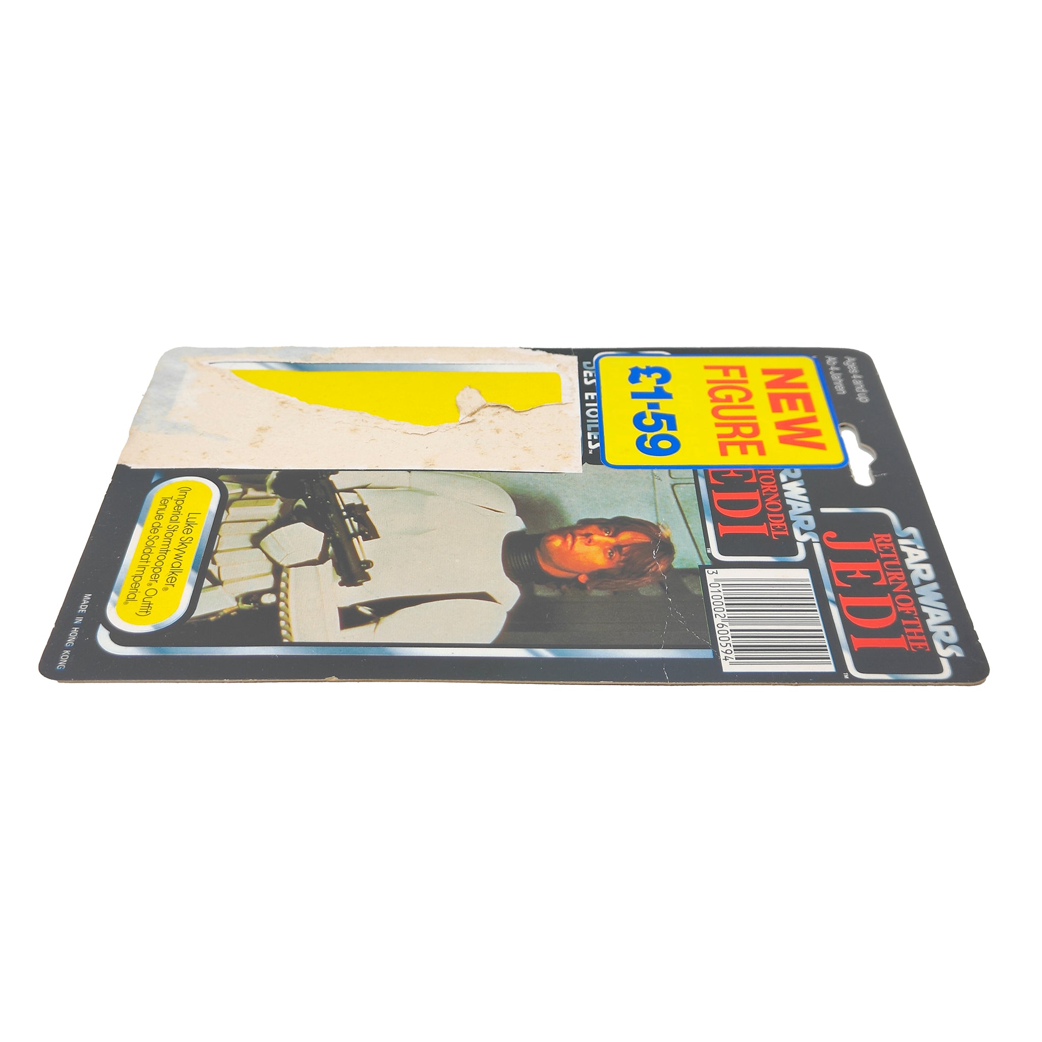 Star Wars Vintage Luke Skywalker Stormtrooper Disguise Last 17 Figure Tri-Logo Complete 1985 – Star Wars, Palitoy, 9.5 cm, 1985, pre-owned collector piece, Uncanny Collectibles Dublin Ireland