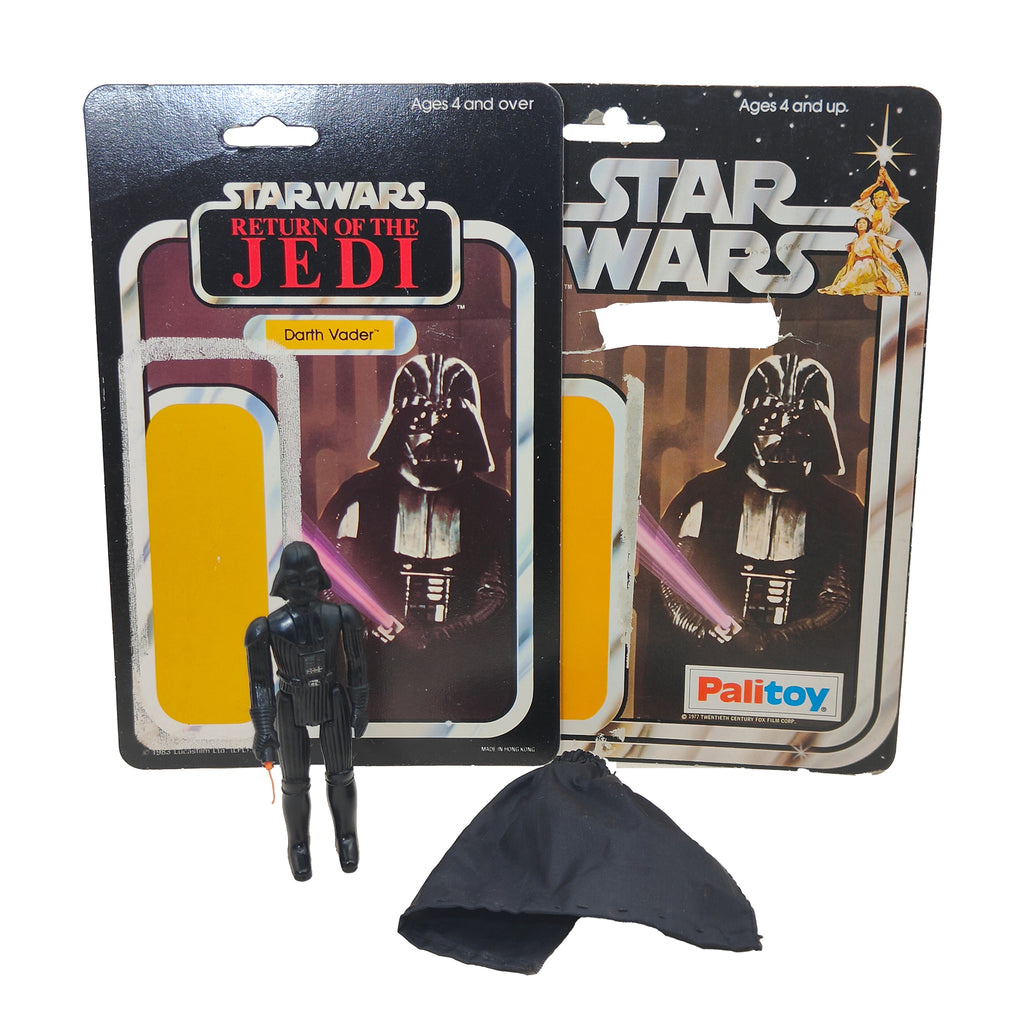 Star Wars Vintage ROTJ Darth Vader With Palitoy Kenner Cardbacks Complete 1983 – Star Wars, Palitoy, 9.5 cm, 1983, pre-owned collector piece, Uncanny Collectibles Dublin Ireland