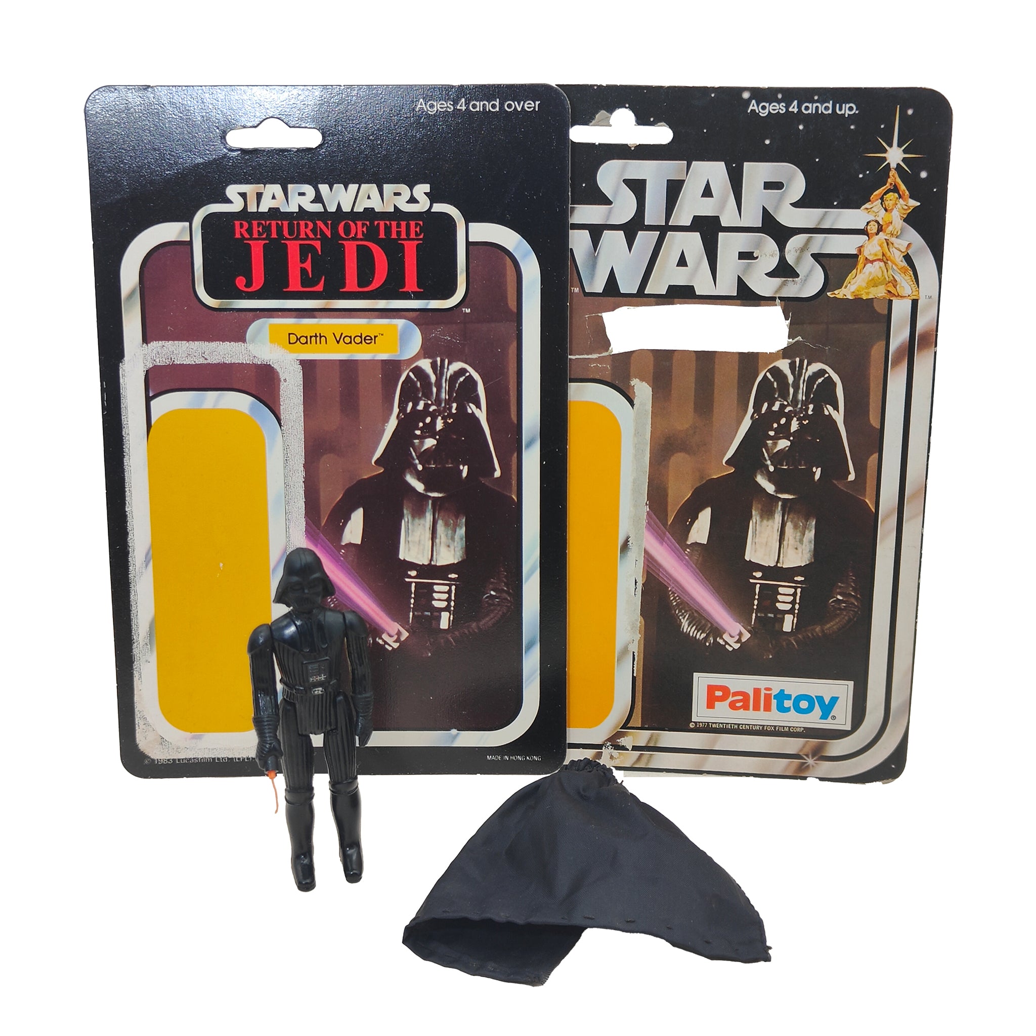Star Wars Vintage ROTJ Darth Vader With Palitoy Kenner Cardbacks Complete 1983 – Star Wars, Palitoy, 9.5 cm, 1983, pre-owned collector piece, Uncanny Collectibles Dublin Ireland