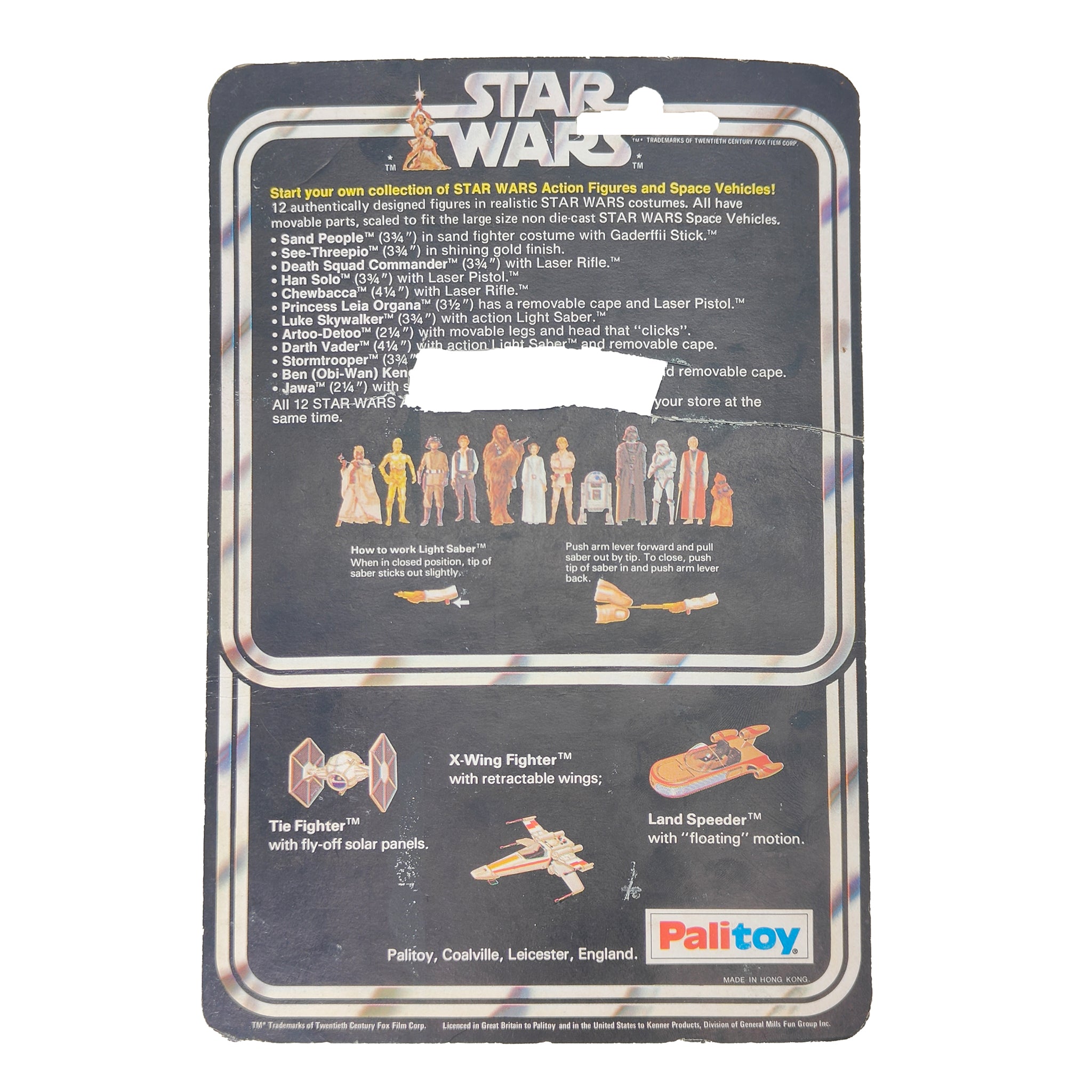 Star Wars Vintage ROTJ Darth Vader With Palitoy Kenner Cardbacks Complete 1983 – Star Wars, Palitoy, 9.5 cm, 1983, pre-owned collector piece, Uncanny Collectibles Dublin Ireland