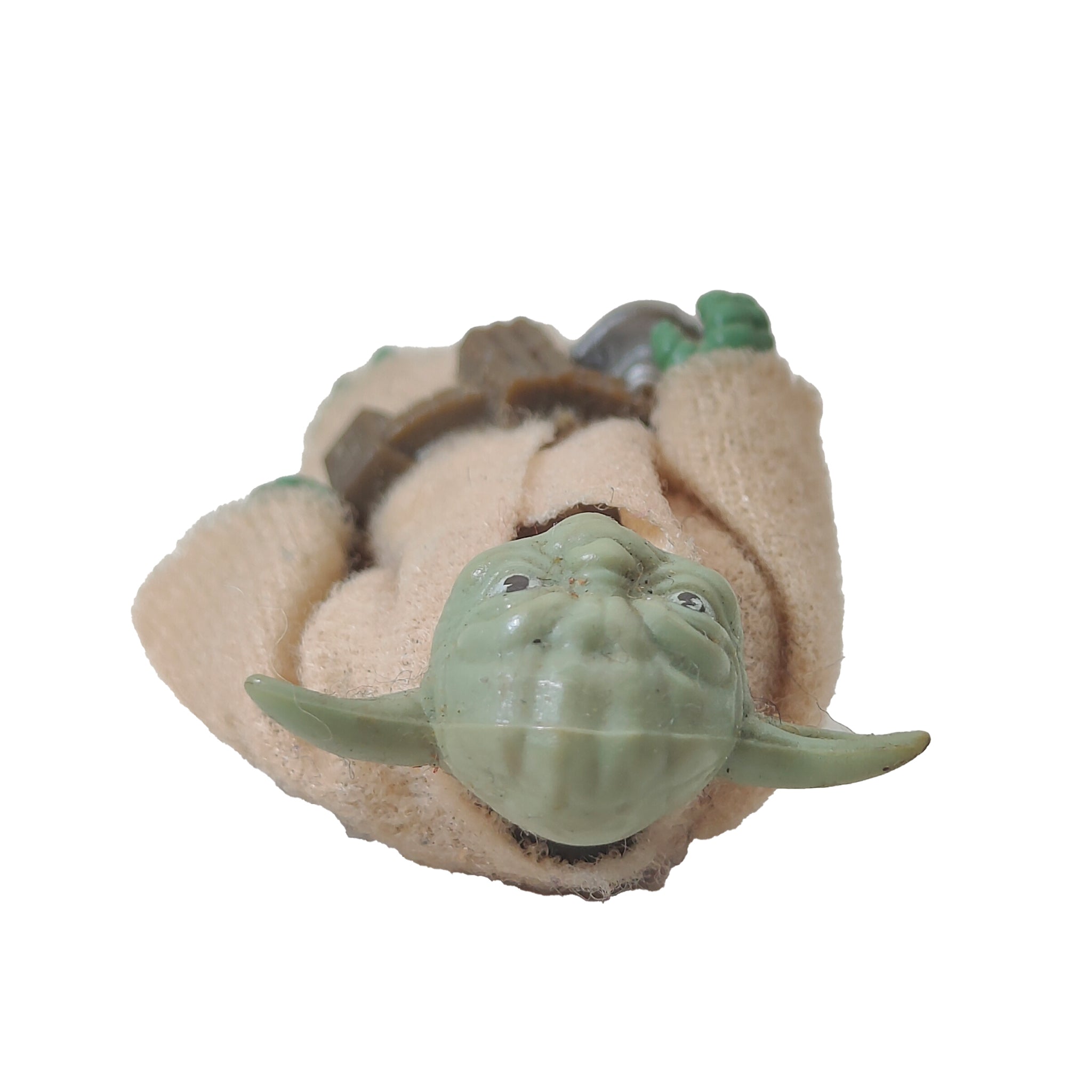 Star Wars Vintage Yoda Palitoy ESB Card Extra Snake Cane Variant 1980 – Star Wars, Palitoy, 9.5 cm, 1980, pre-owned collector piece, Uncanny Collectibles Dublin Ireland