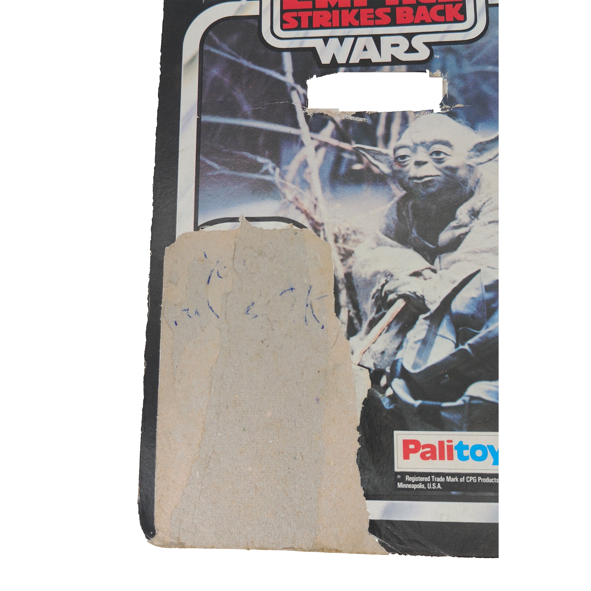 Star Wars Vintage Yoda Palitoy ESB Card Extra Snake Cane Variant 1980 – Star Wars, Palitoy, 9.5 cm, 1980, pre-owned collector piece, Uncanny Collectibles Dublin Ireland
