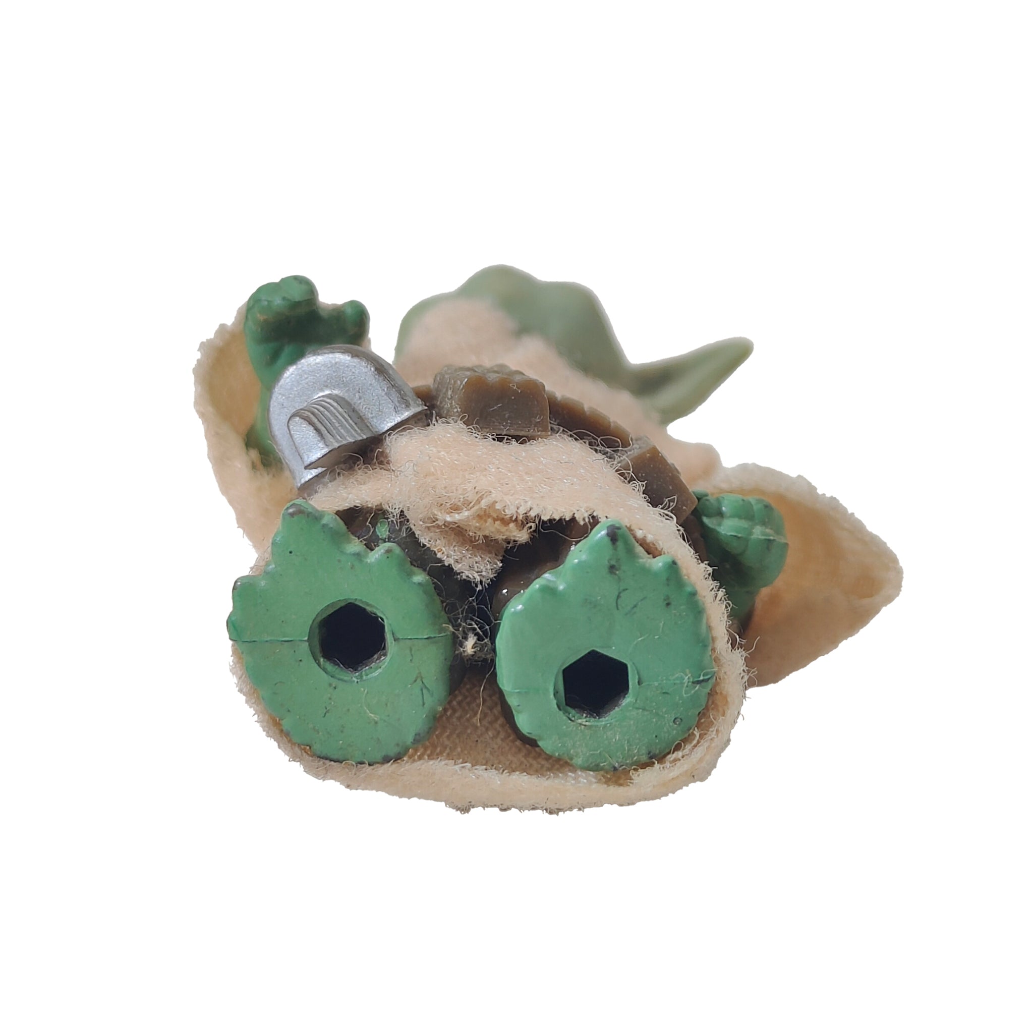 Star Wars Vintage Yoda Palitoy ESB Card Extra Snake Cane Variant 1980 – Star Wars, Palitoy, 9.5 cm, 1980, pre-owned collector piece, Uncanny Collectibles Dublin Ireland