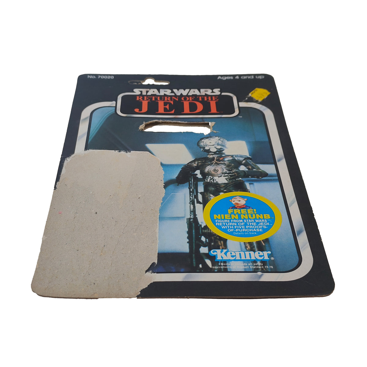 Star Wars Zuckuss 4-LOM Bounty Hunter 3.75 inch Kenner ROTJ 1983