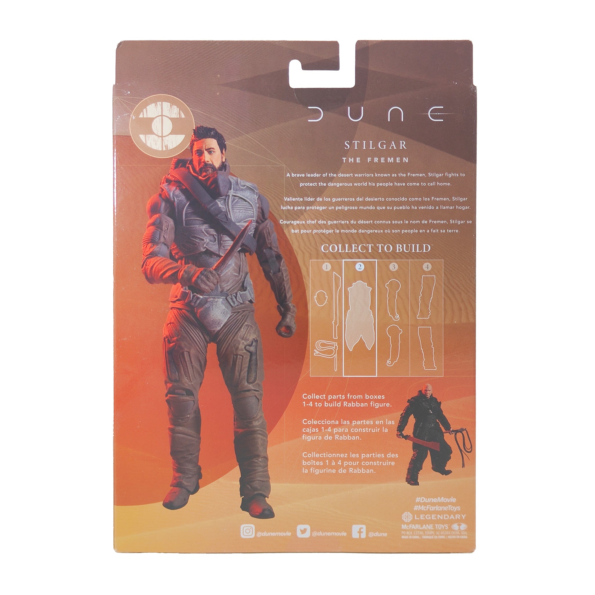 Stilgar The Freman Dune McFarlane Toys Action Figure 2020 18cm – Movie Icons & Heroes, McFarlane Toys, 18 cm, 2020, pre-owned collector piece, Uncanny Collectibles Dublin Ireland