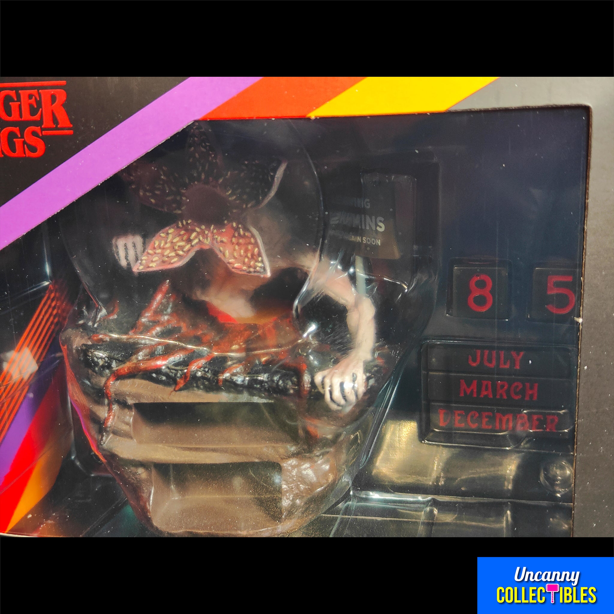Stranger Things Demogorgan 3D Perpetual Calendar Grupo Erik – TV Icons & Heroes, Grupo Erik, 13 cm, brand new collector item, Uncanny Collectibles Dublin Ireland