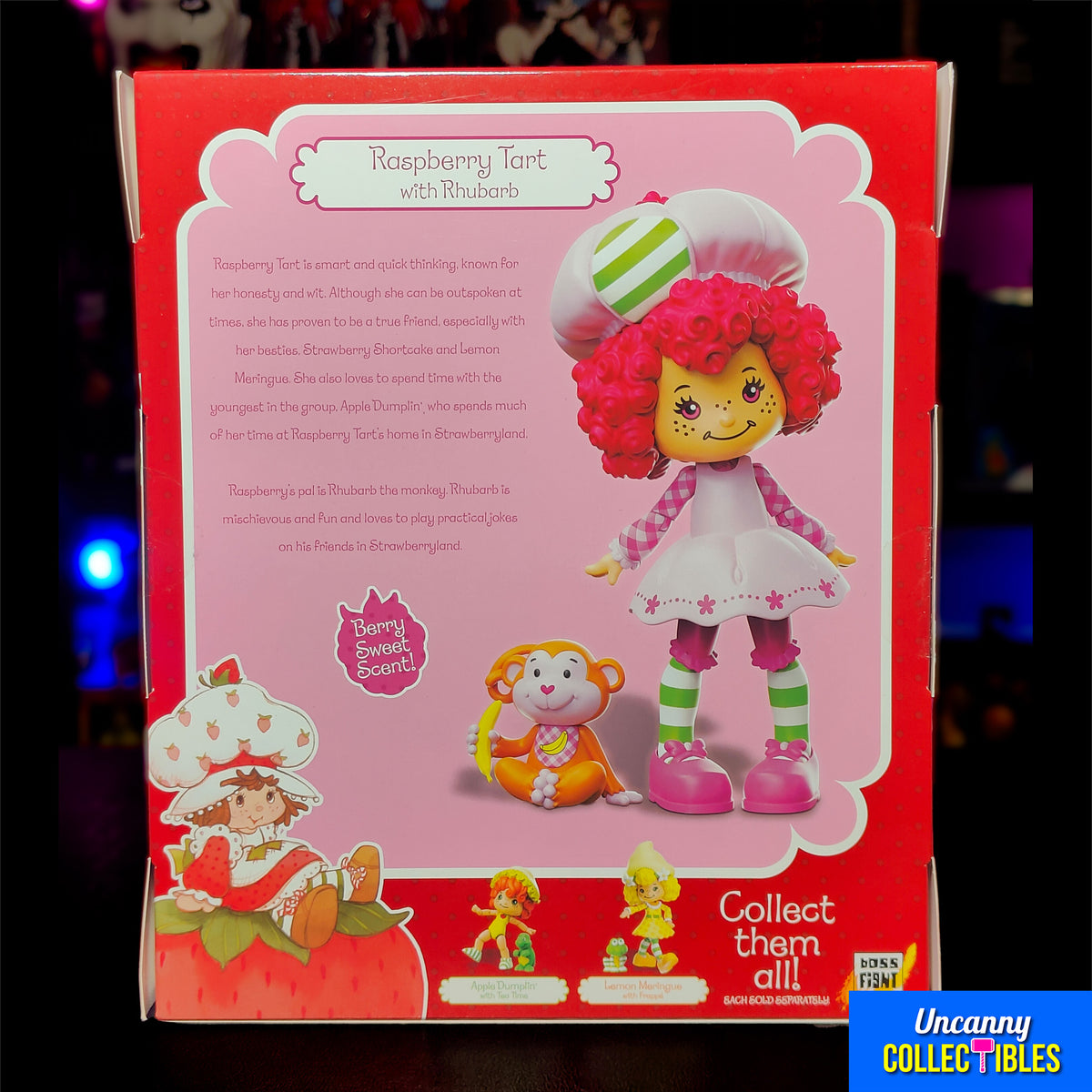 Strawberry Shortcake Raspberry Tart and Rhubarb Monkey Boss Fight Studio Figure