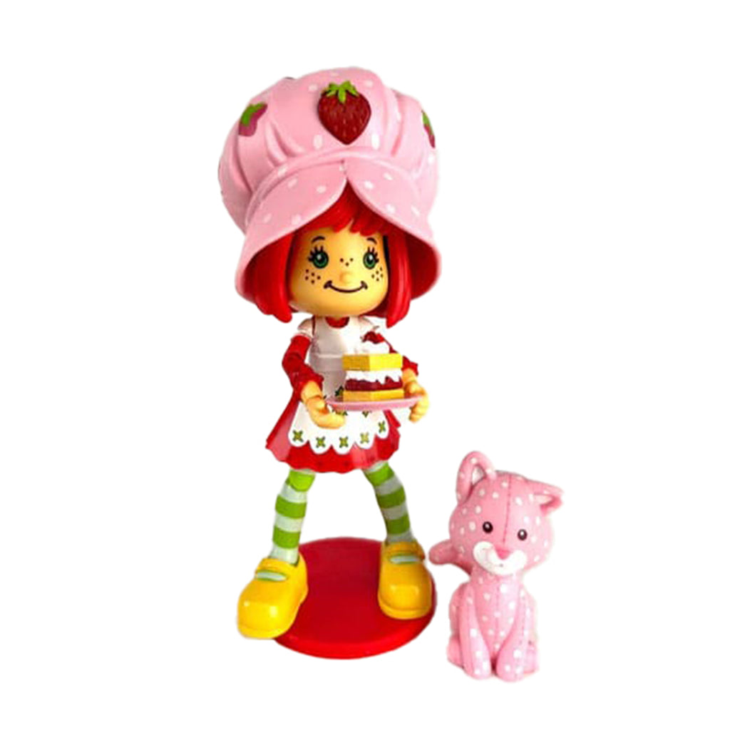 Strawberry Shortcake With Custard Boss Fight Studios Action Figure 10cm – TV Icons & Heroes, Boss Fight Studios, 15 cm, 2024, pre-owned collector piece, Uncanny Collectibles Dublin Ireland