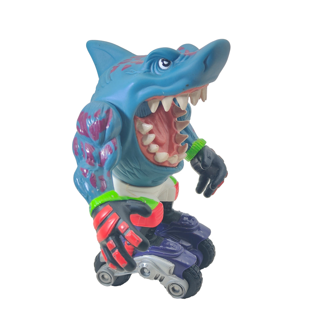 Street Sharks Moto Streex Blades Mattel Action Figure 1995 15cm – TV Icons & Heroes, Mattel, 15 cm, 1995, pre-owned collector piece, Uncanny Collectibles Dublin Ireland