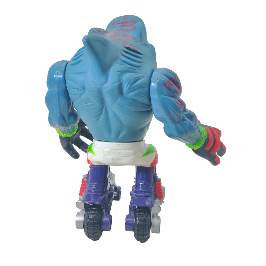 Street Sharks Moto Streex Blades Mattel Action Figure 1995 15cm – TV Icons & Heroes, Mattel, 15 cm, 1995, pre-owned collector piece, Uncanny Collectibles Dublin Ireland