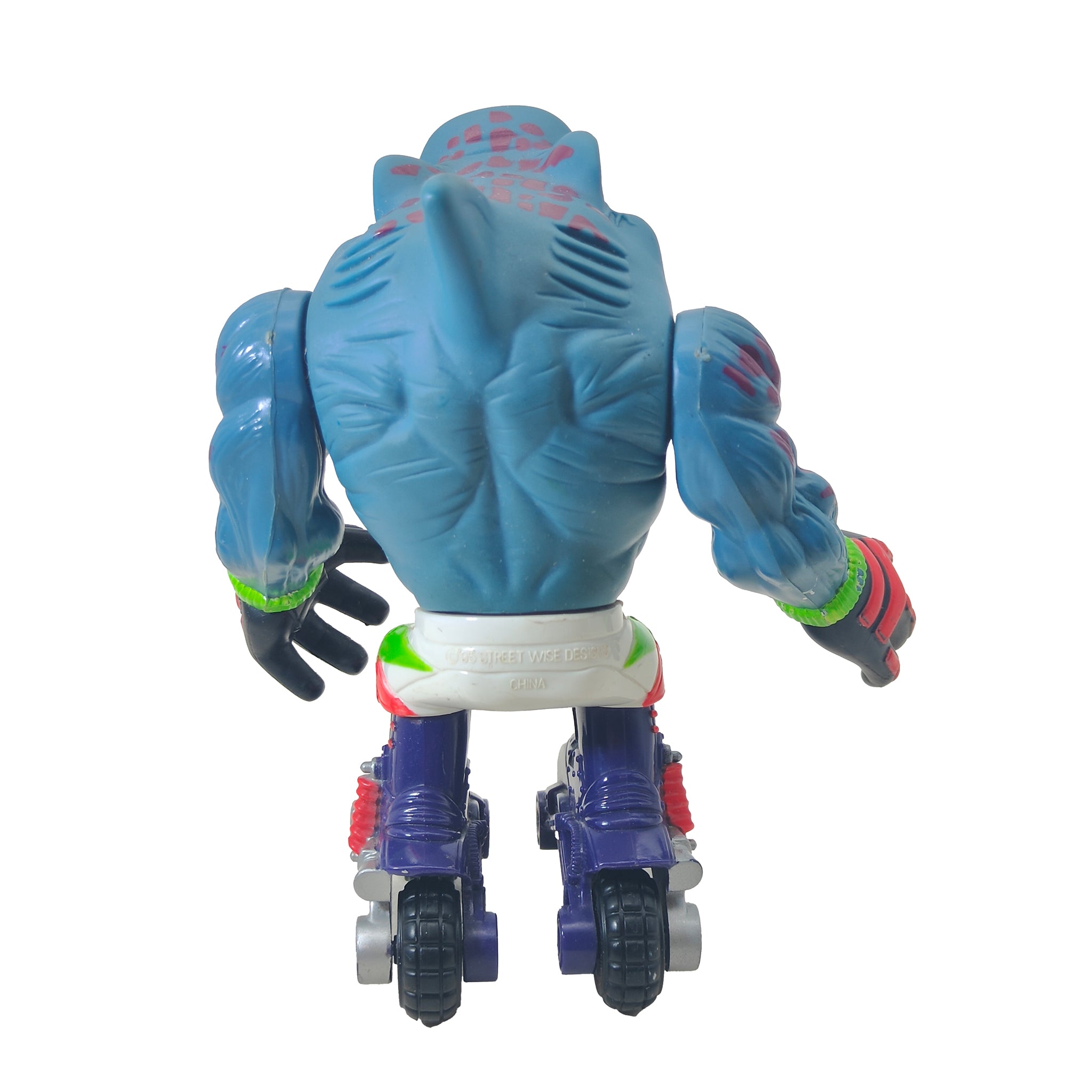 Street Sharks Moto Streex Blades Mattel Action Figure 1995 15cm – TV Icons & Heroes, Mattel, 15 cm, 1995, pre-owned collector piece, Uncanny Collectibles Dublin Ireland