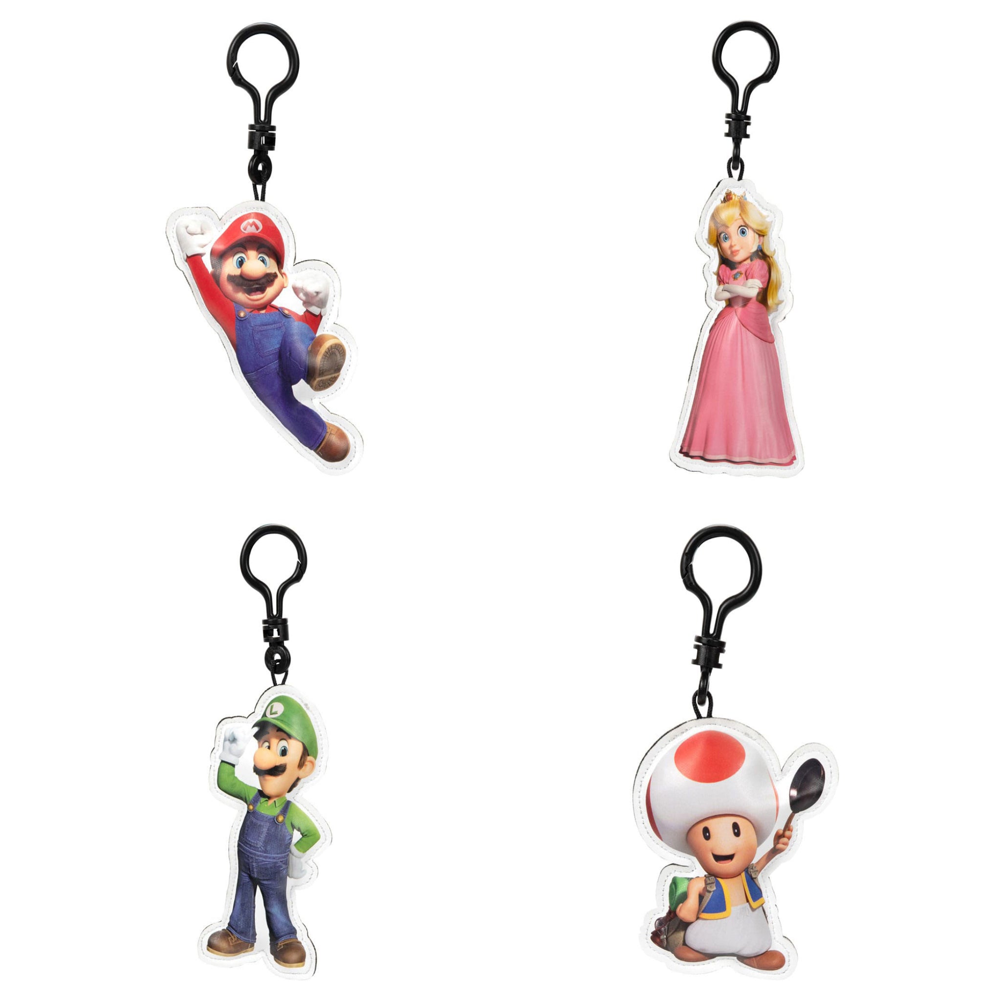 Super Mario Bros Movie Plush Keyring – Video Game Characters, JAKKS Pacific, 8 cm, 1999, brand new collector item, Uncanny Collectibles Dublin Ireland