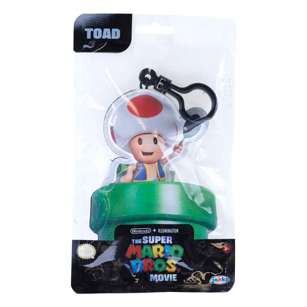 Super Mario Bros Movie Plush Keyring – Video Game Characters, JAKKS Pacific, 8 cm, 1999, brand new collector item, Uncanny Collectibles Dublin Ireland