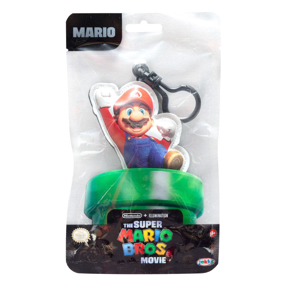 Super Mario Bros Movie Plush Keyring – Video Game Characters, JAKKS Pacific, 8 cm, 1999, brand new collector item, Uncanny Collectibles Dublin Ireland
