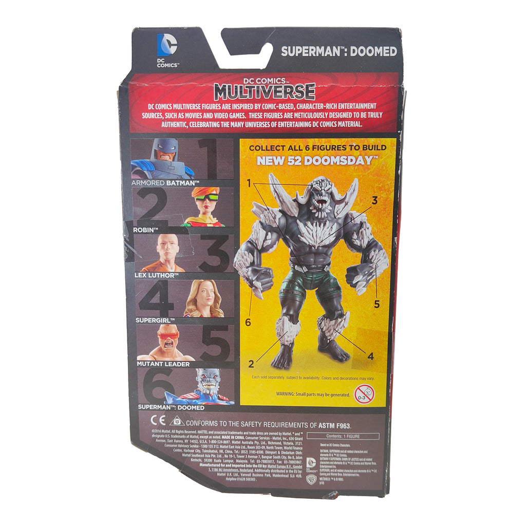Superman Doomed Mattel DC Comics Multiverse 2016 – Superman, Mattel, 15 cm, 2016, pre-owned collector piece, Uncanny Collectibles Dublin Ireland