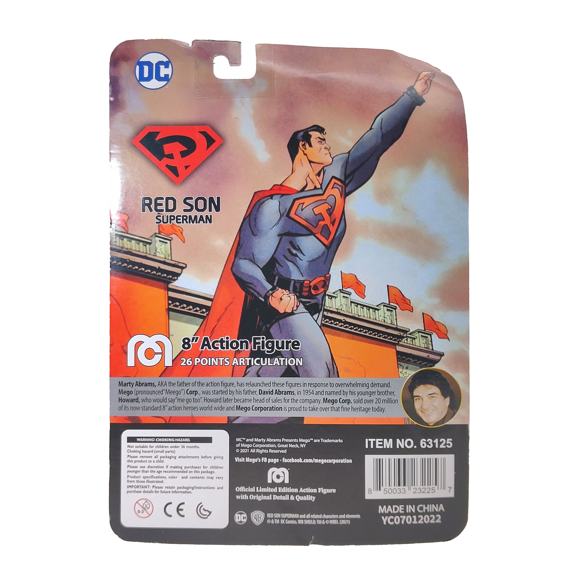 Buy Superman Red Son Mego Action Figure 2021 20cm online at Uncanny Collectibles - Fast Delivery from Ireland