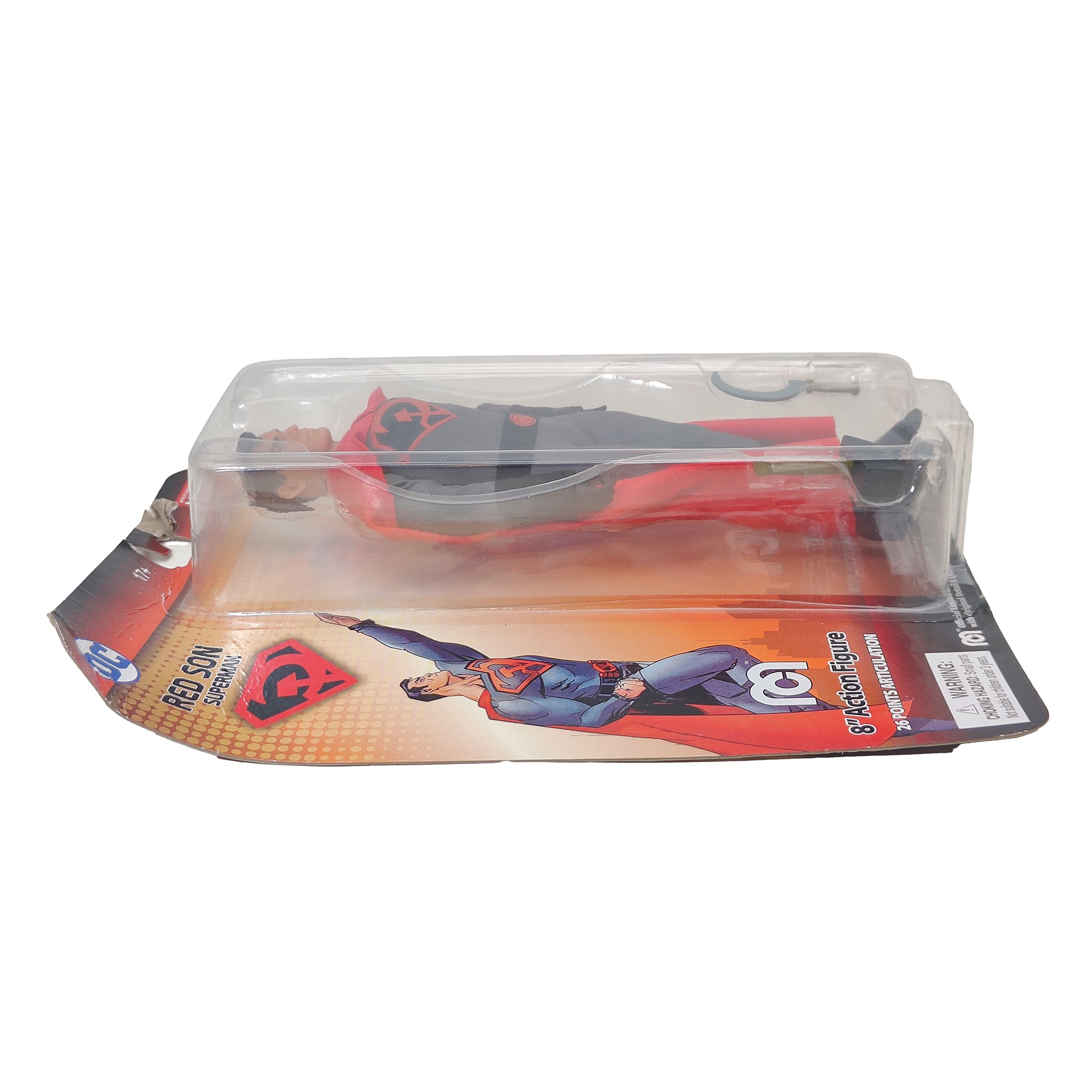 Superman Red Son Mego Action Figure 2021 20cm – Superman, Mego, 20 cm, 2021, pre-owned collector piece, Uncanny Collectibles Dublin Ireland